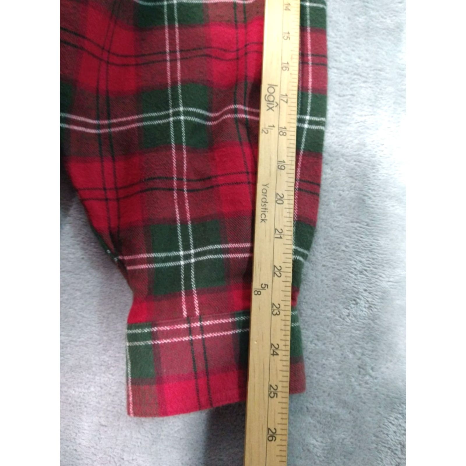 Vintage VINTAGE L.L.Bean Shirt Mens XL Red Plaid Flannel Button-Up Long Sleeve Cotton Garment Size US XL / EU 56 / 4 - 6 Thumbnail