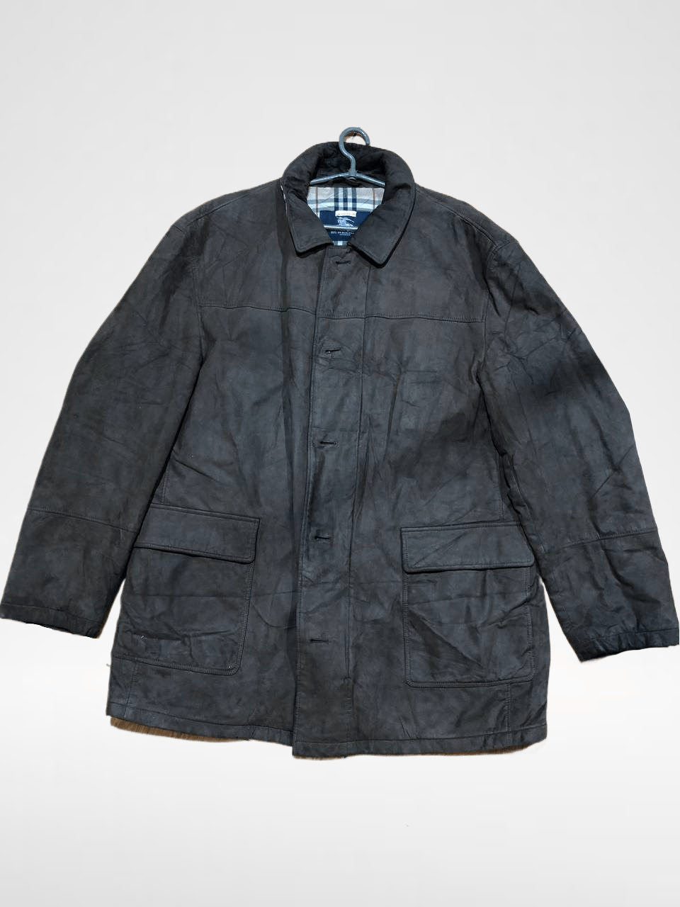 Burberry VINTAGE Zip Jacket Y2K Burberry LUXURY Streetwear Size US XL / EU 56 / 4 - 1 Thumbnail