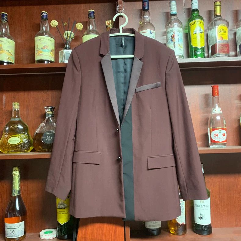 Dior Dior Burgundy show suit 2501-Nextarrow Size 44R - 1 Thumbnail