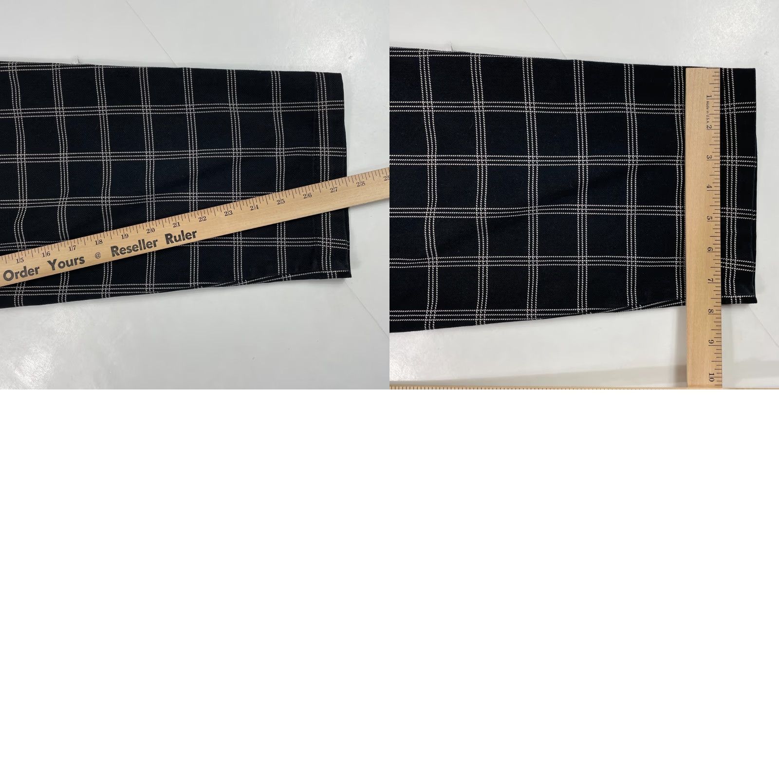 Vans VANS Pants Women 26 x 27 Black Breana Plaid Chino Straight Leg Skater Skateboard Size 26" / US 2 / IT 38 - 9 Thumbnail