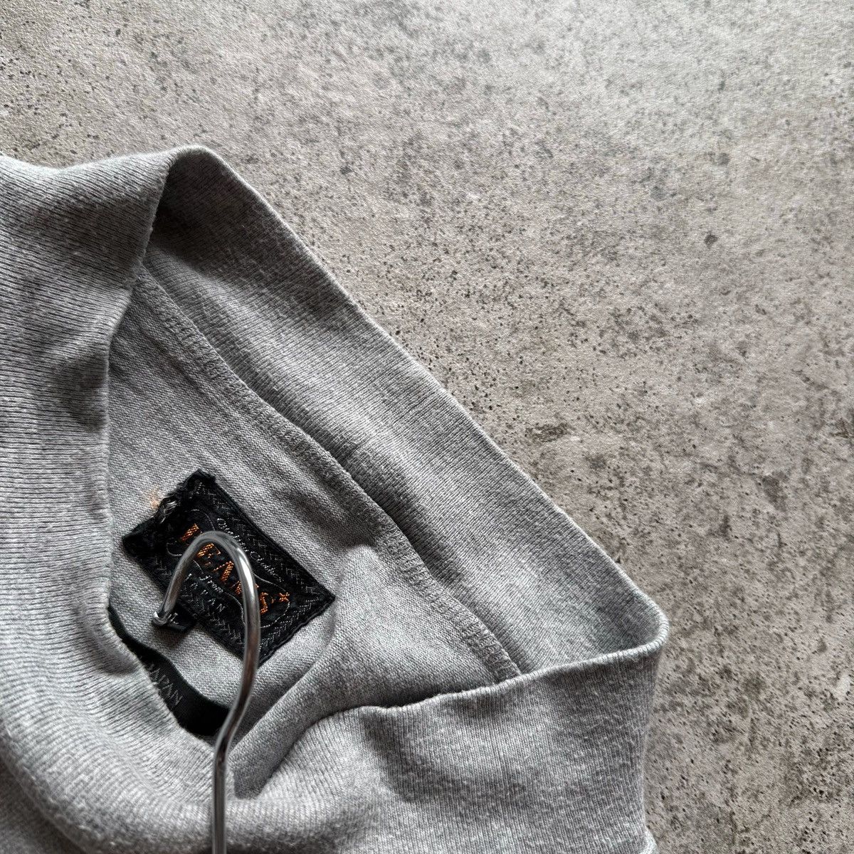 Beams Japan Beams Japan Mens Grey Mock Neck Long Sleeve T-Shirt Pullover Size US L / EU 52-54 / 3 - 4 Thumbnail