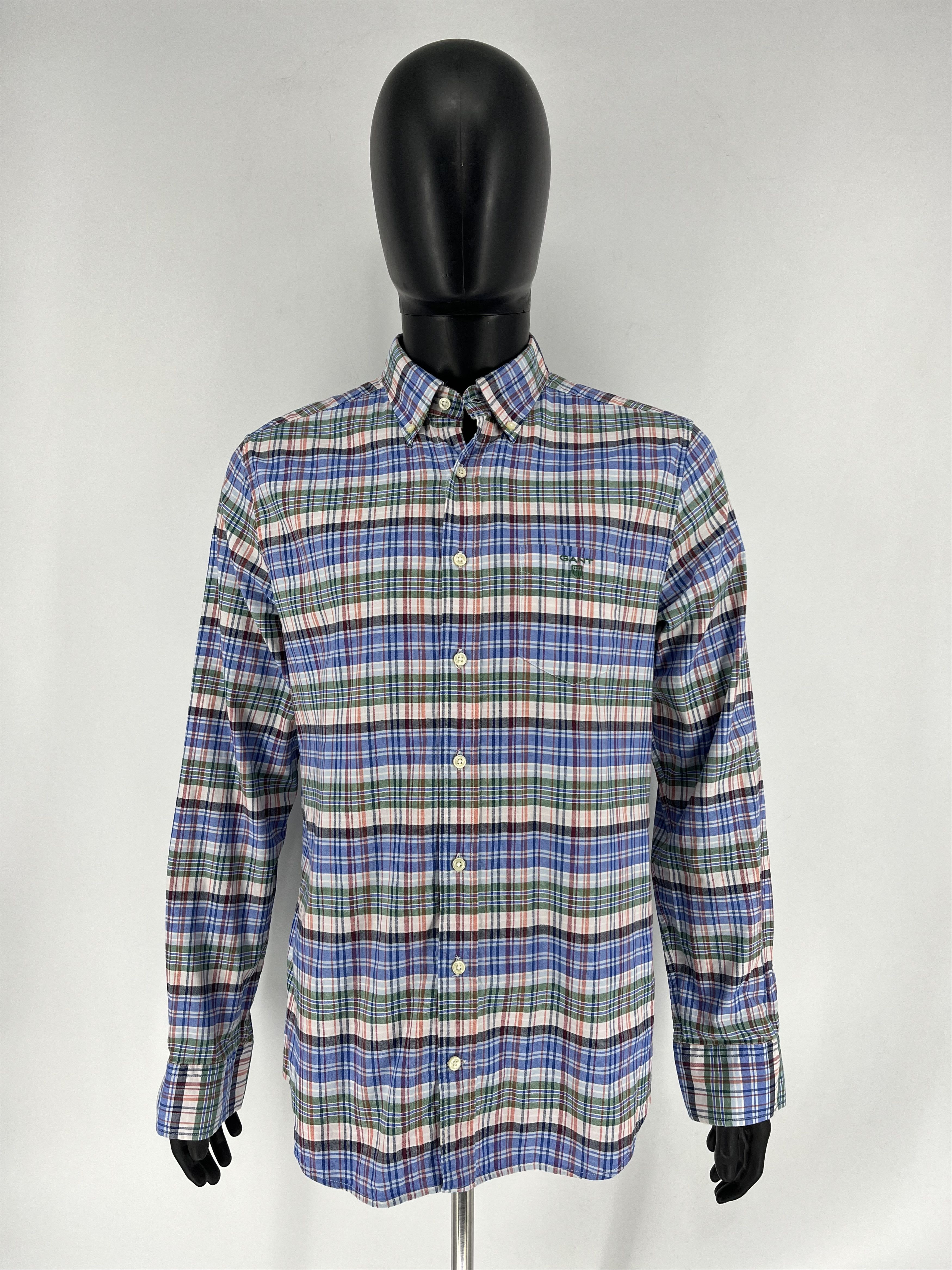 Gant × Vintage Vintage Flannel GANT Plaid Shirt Travis style Size US L / EU 52-54 / 3 - 2 Thumbnail