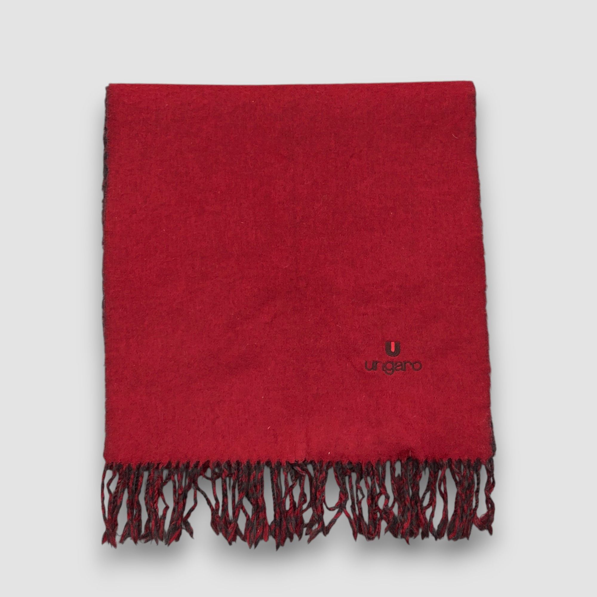 Emanuel Ungaro Vintage Ungaro Scarf Muffler Wool Cashmere Scarves Size ONE SIZE - 3 Thumbnail