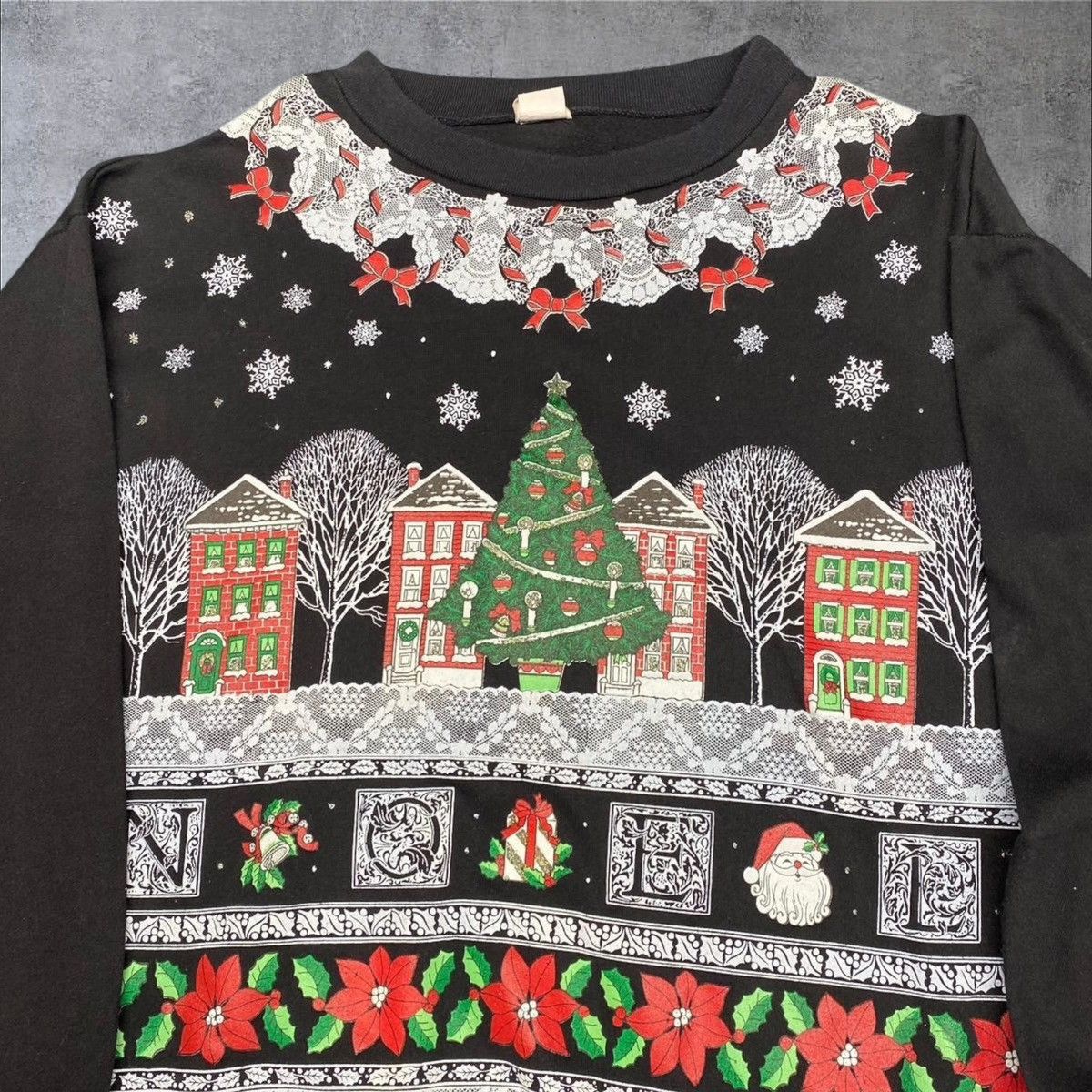 Vintage 90s Vintage Christmas Sweater Size US M / EU 48-50 / 2 - 2 Thumbnail
