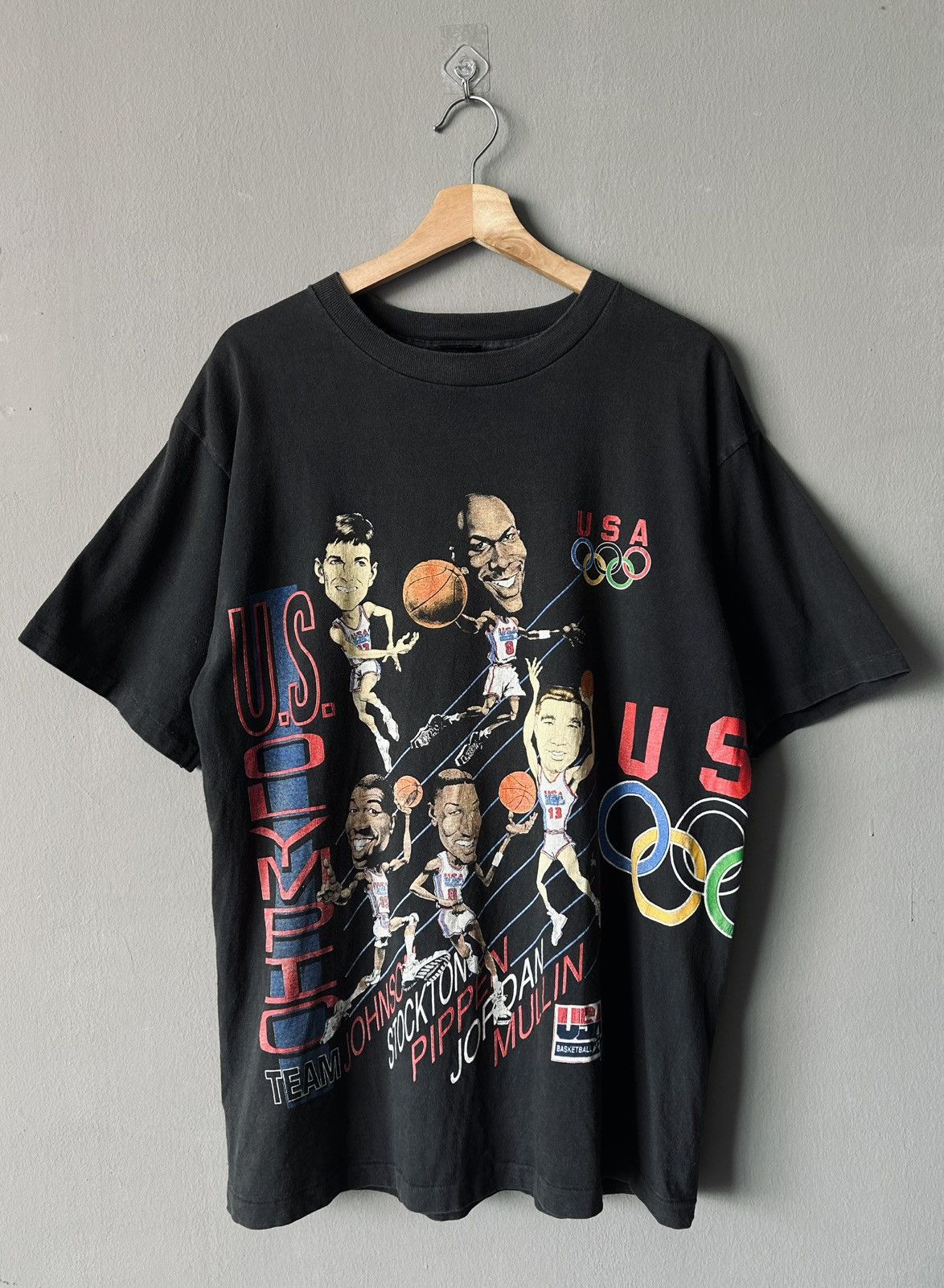 USA Olympics Vintage Olympic Usa Overprint Tshirt Size US M / EU 48-50 / 2 - 1 Thumbnail