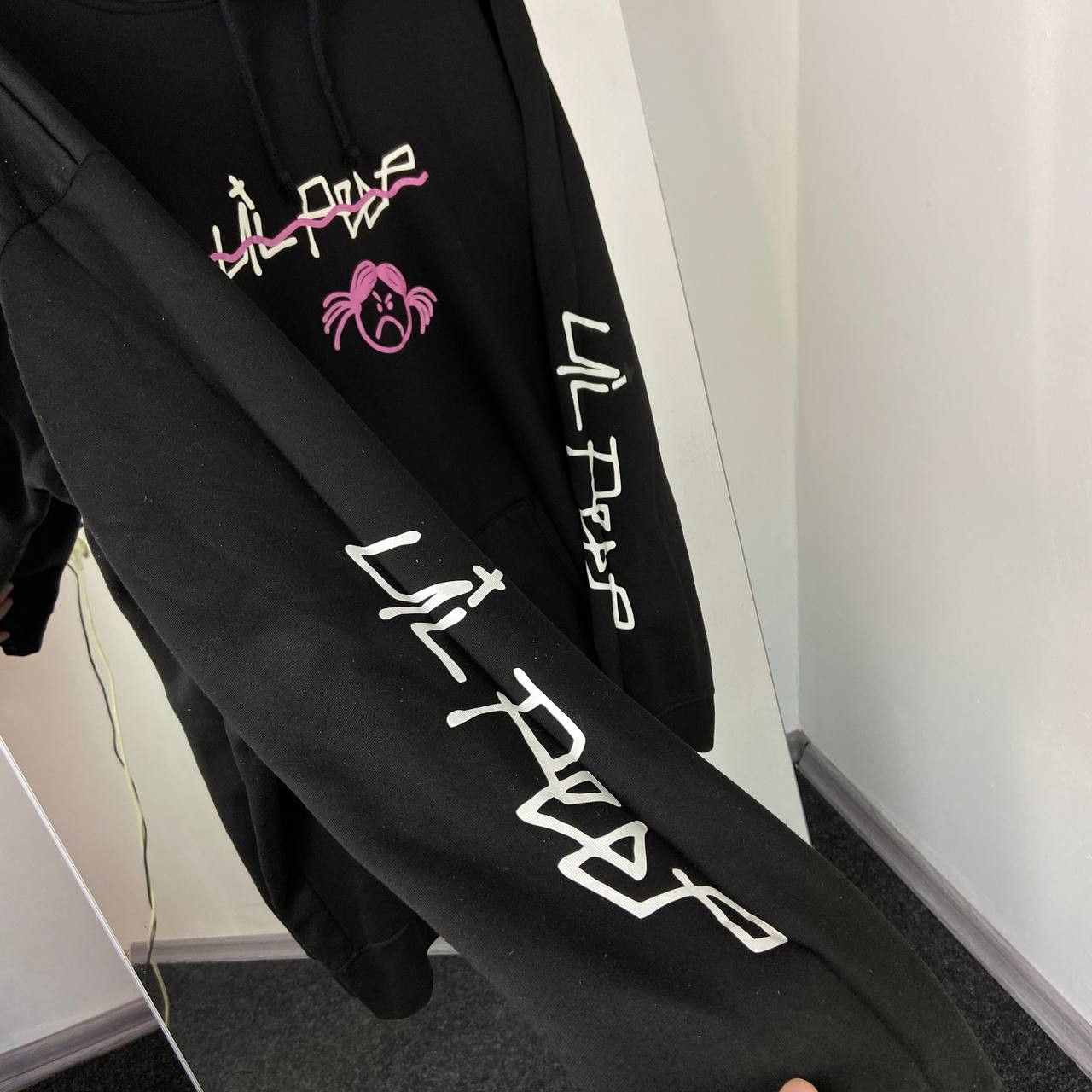 Rap Tees Lil Peep Hoodie Big Logo Oversized Rap Style Size US L / EU 52-54 / 3 - 3 Thumbnail