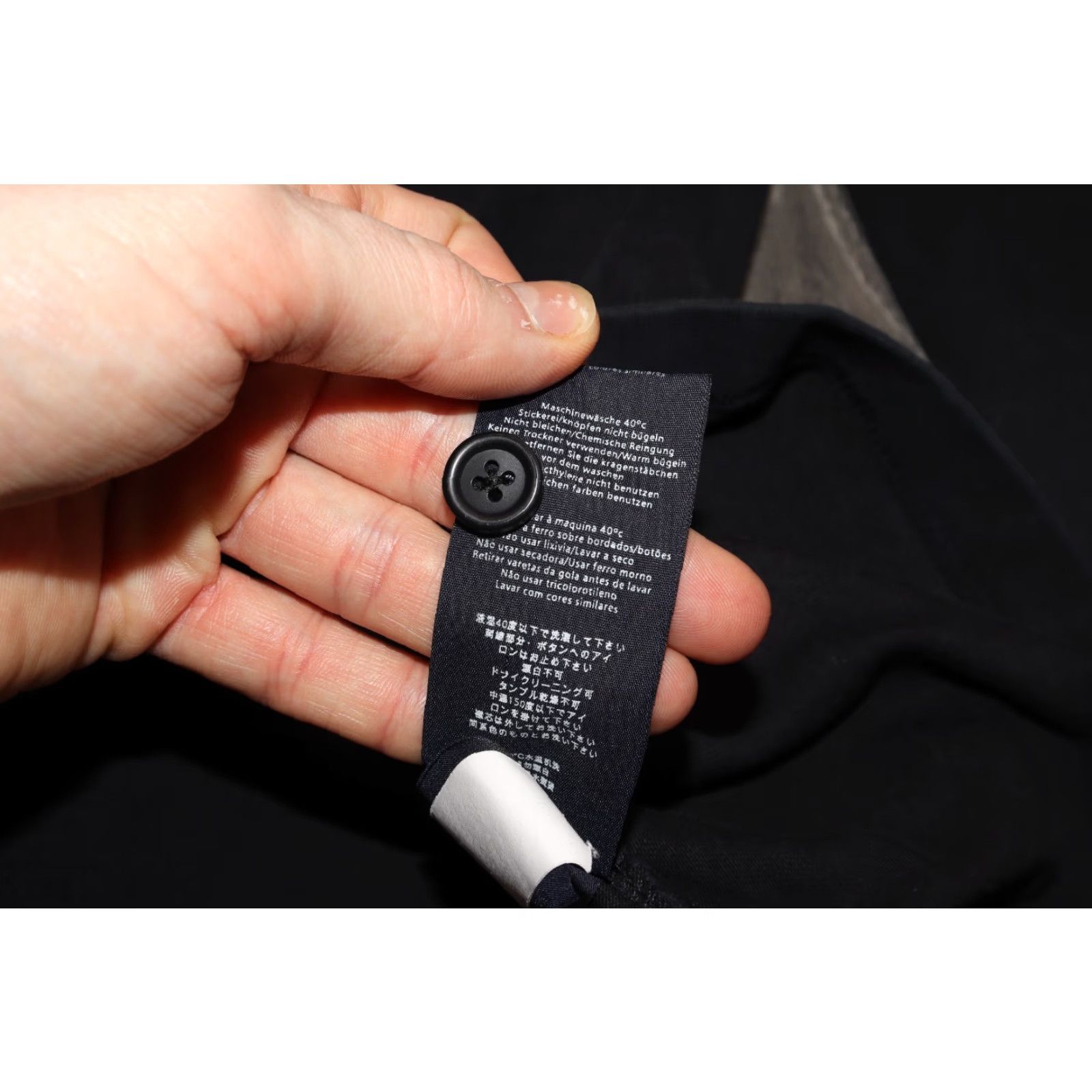 Hackett HACKETT SNOW POLO TEAM SWEATSHIRT MEN'S LARGE RUGBY POLO NECK EMBROIDERED BLACK Shirt Mens L Black Embroidered Rugby Sweatshirt Size US L / EU 52-54 / 3 - 7 Thumbnail