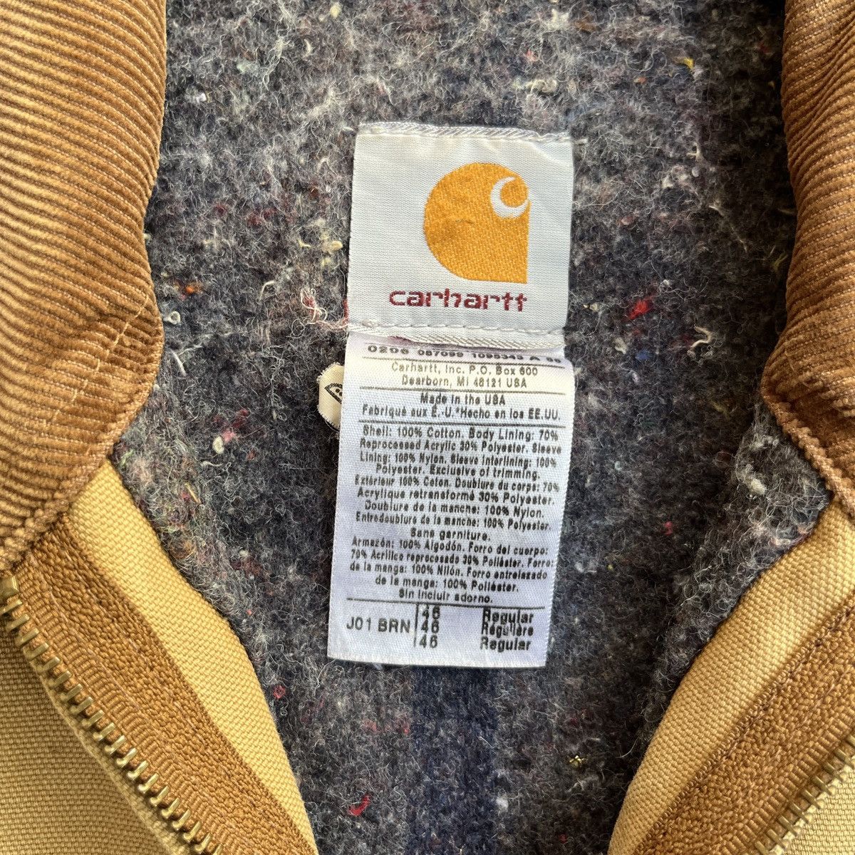 Carhartt Vintage Carhartt Detroit Jacket J01 BRN Size US L / EU 52-54 / 3 - 8 Thumbnail