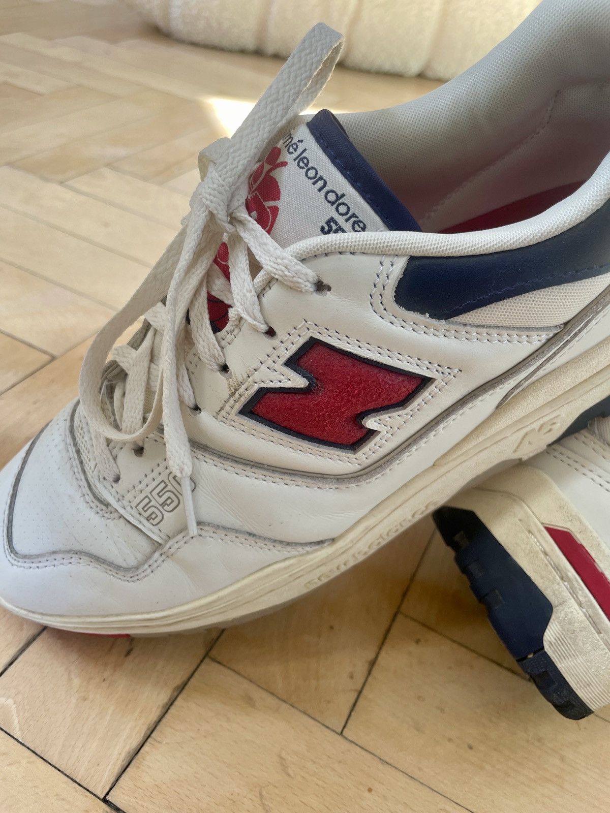 Aime Leon Dore × New Balance New Balance x Aime Leon Dore 550 Cream White / Red Size US 10 / EU 43 - 8 Thumbnail