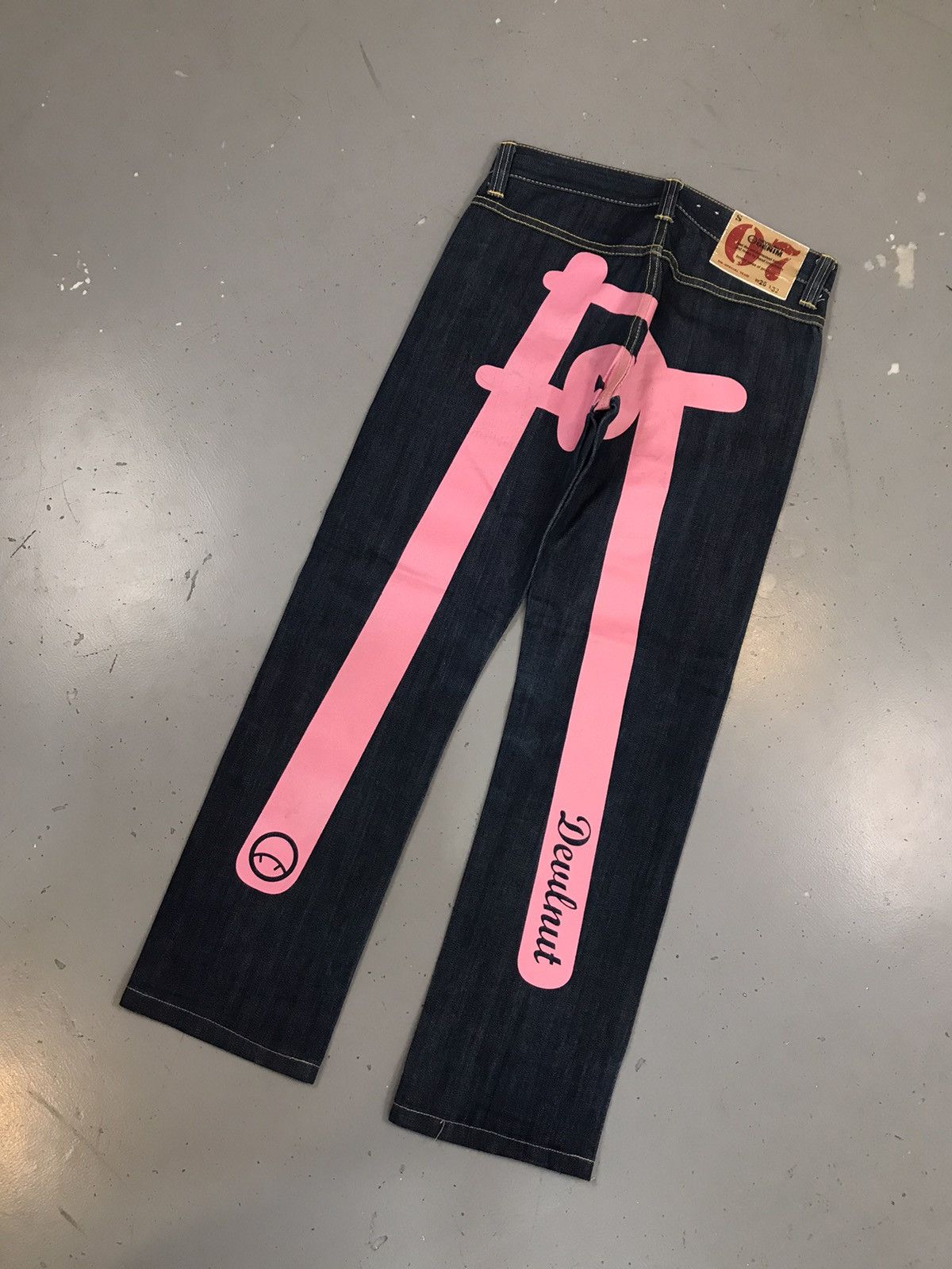 Japanese Brand × Vintage Vintage devil nut denim crazy prints diecock denim Size US 30 / EU 46 - 7 Thumbnail