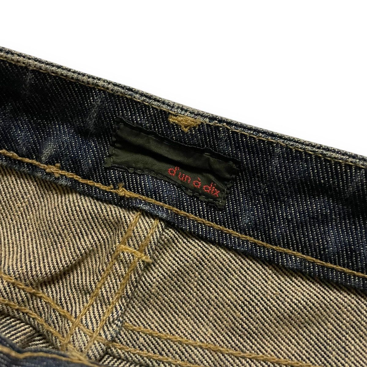 If Six Was Nine ORIGINAL RUSTY FADED DENIM D'UN À DIX JEANS (28×40) Size US 28 / EU 44 - 5 Thumbnail