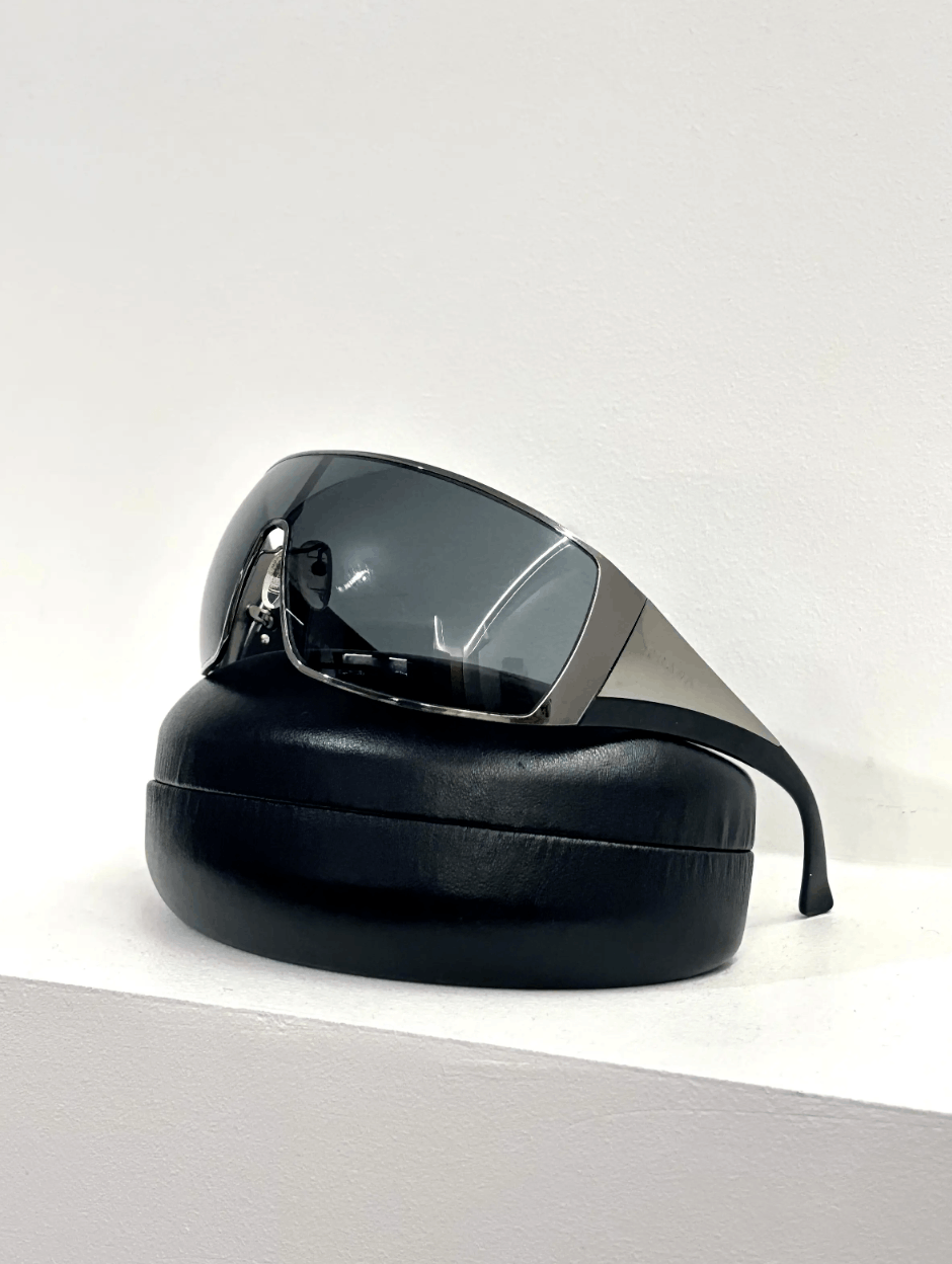 Prada PRADA Sunglasses Star SPR Sport Symbol Wrap Shield Mask Size ONE SIZE - 5 Thumbnail