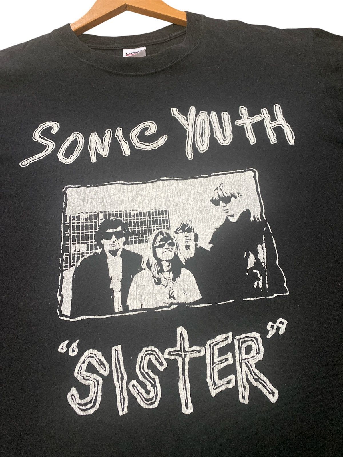 Band Tees × Vintage 💥RARE💥VINTAGE SONIC YOUTH “SISTER ALBUM” LONG SLEEVE TEE🔥 Size US M / EU 48-50 / 2 - 6 Thumbnail