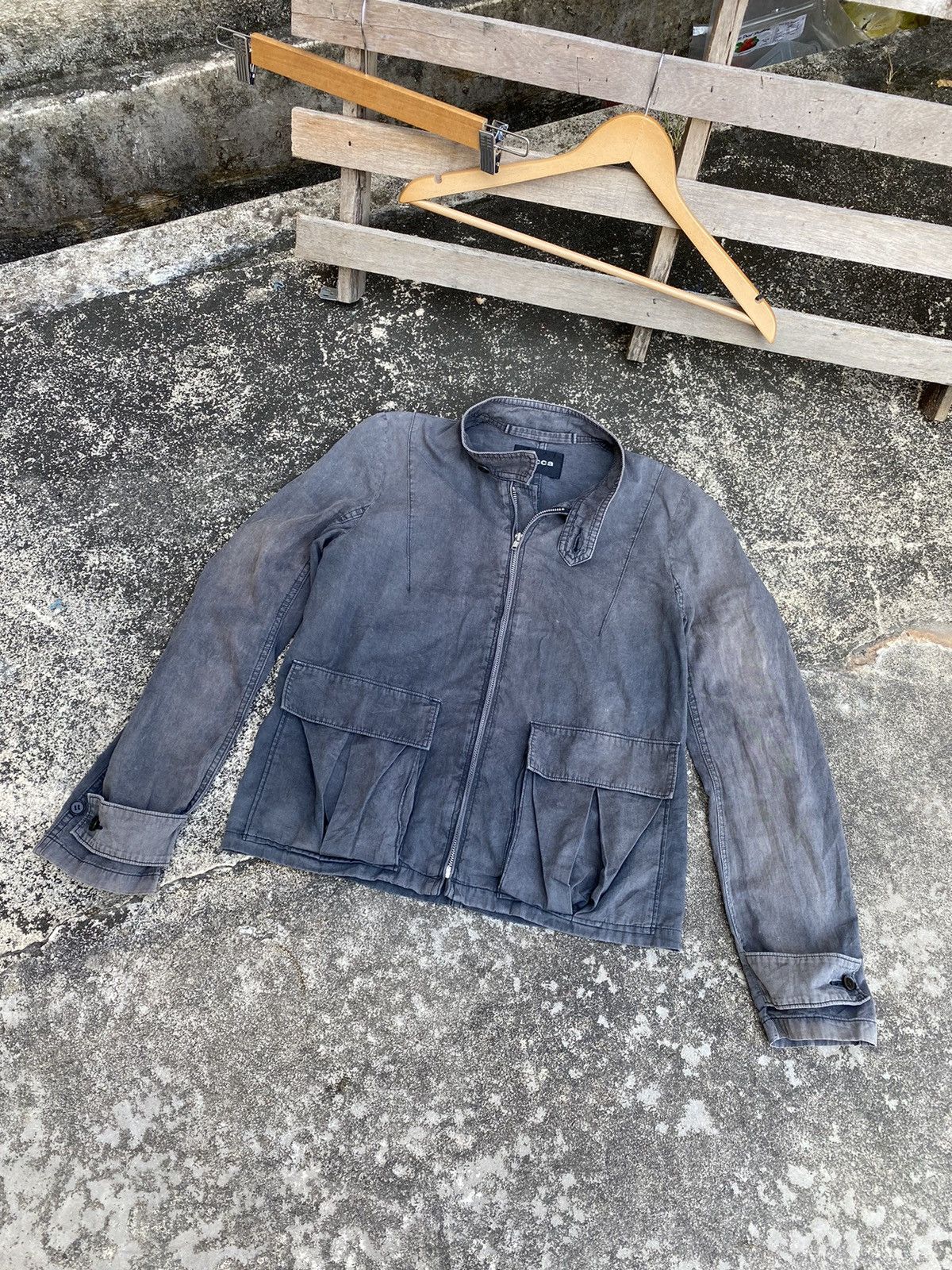 Zucca ❗️Sunfaded ❗️Vintage Zucca by Issey Miyake Bikers Jacket Size M / US 6-8 / IT 42-44 - 1 Thumbnail