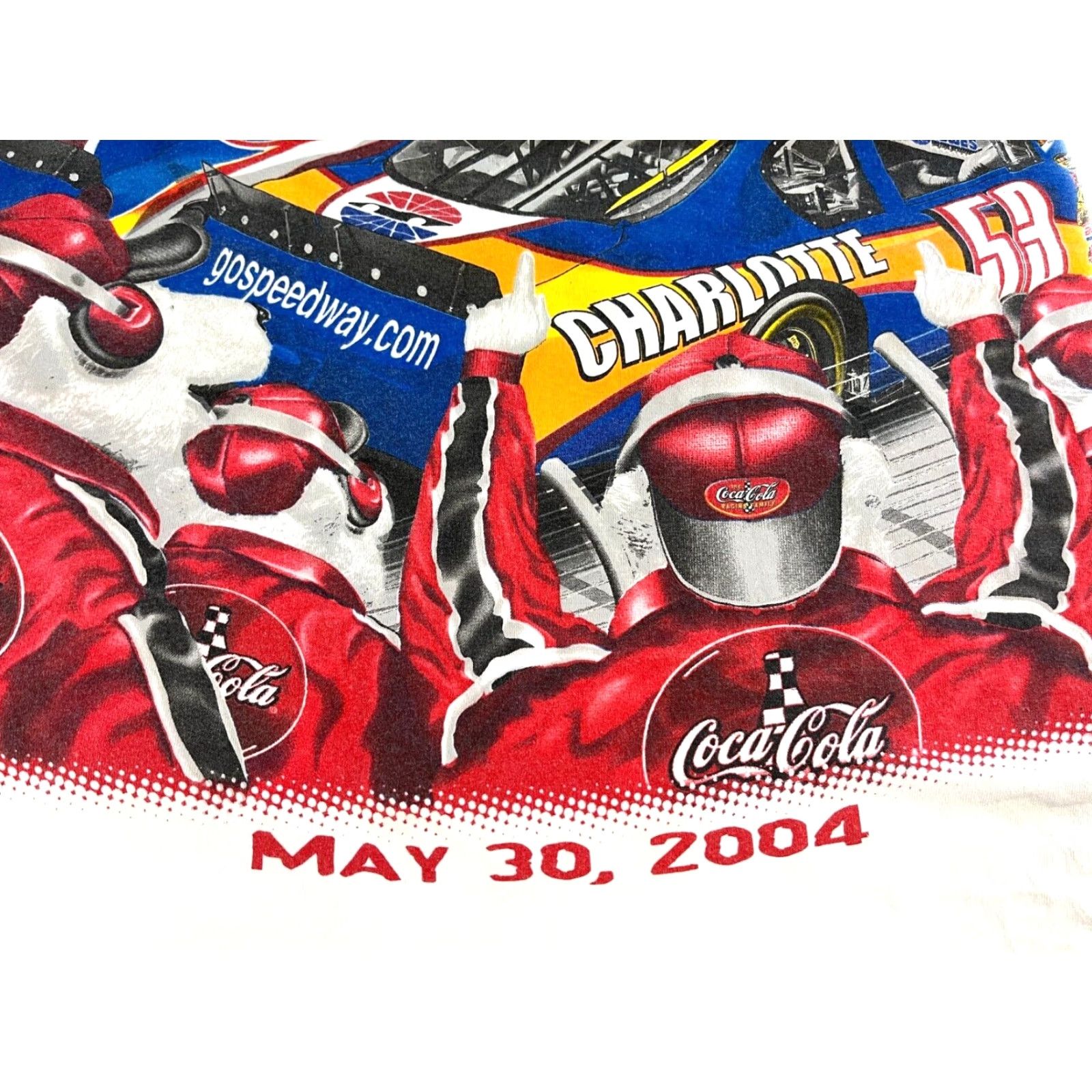 Chase Authentics VINTAGE Chase Authentics The Thirst For Thirst 2004 Coca-Cola 6000 T-Shirt Crew Neck Short Sleeve White Cotton Men L Size US L / EU 52-54 / 3 - 3 Thumbnail