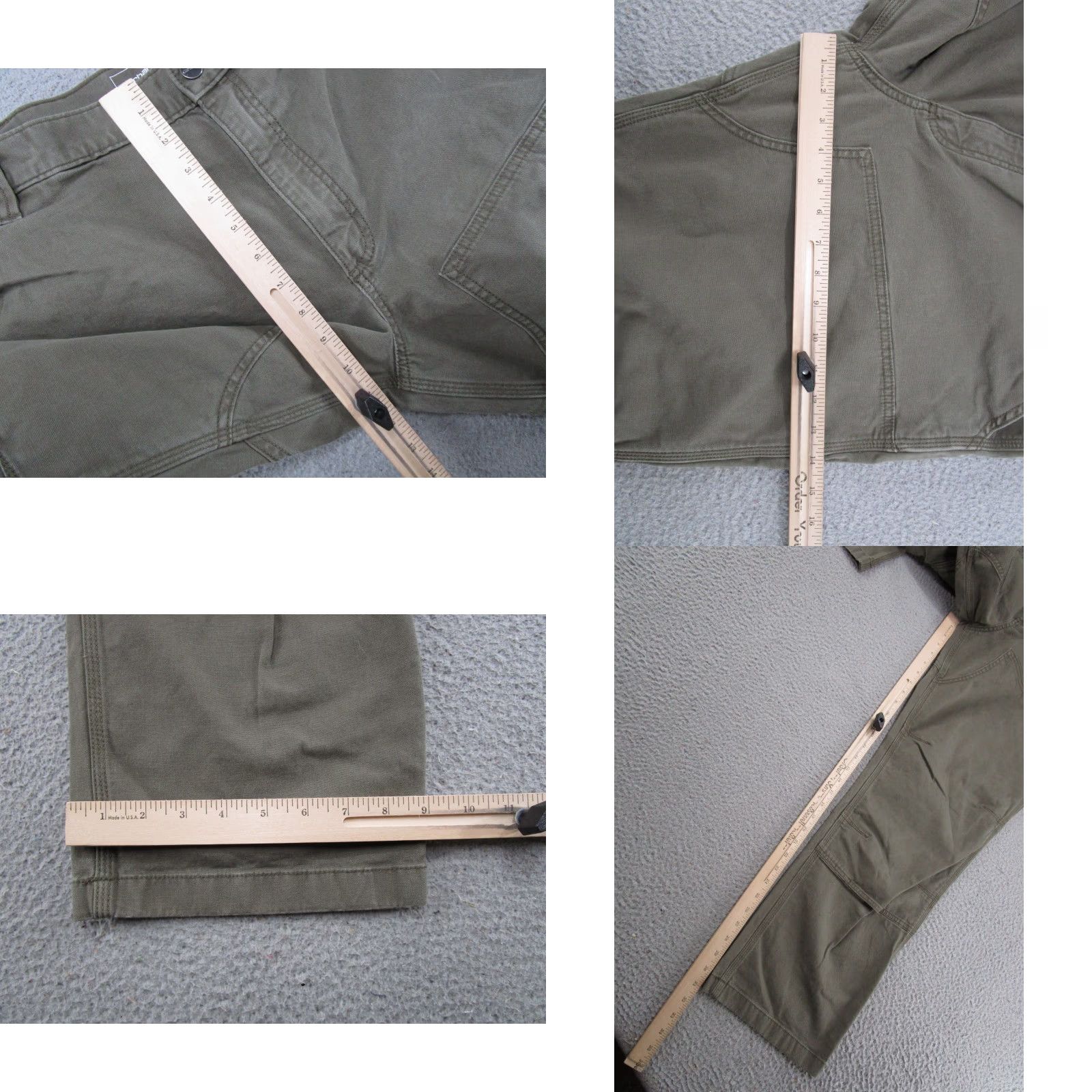 Carhartt Carhartt Pants 102802 217 Duck Double Knee Relaxed Fit Men's 40x32 Tag Size Green Cargo 5-Pocket Design Carpentry Workwear Jeans Style Baggy Straight Size US 40 / EU 56 - 8 Thumbnail