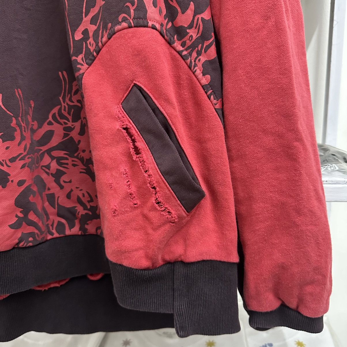 If Six Was Nine GRUNGE EMO HOODIE DISTRESSED JAPANESE BRAND Size US L / EU 52-54 / 3 - 9 Thumbnail
