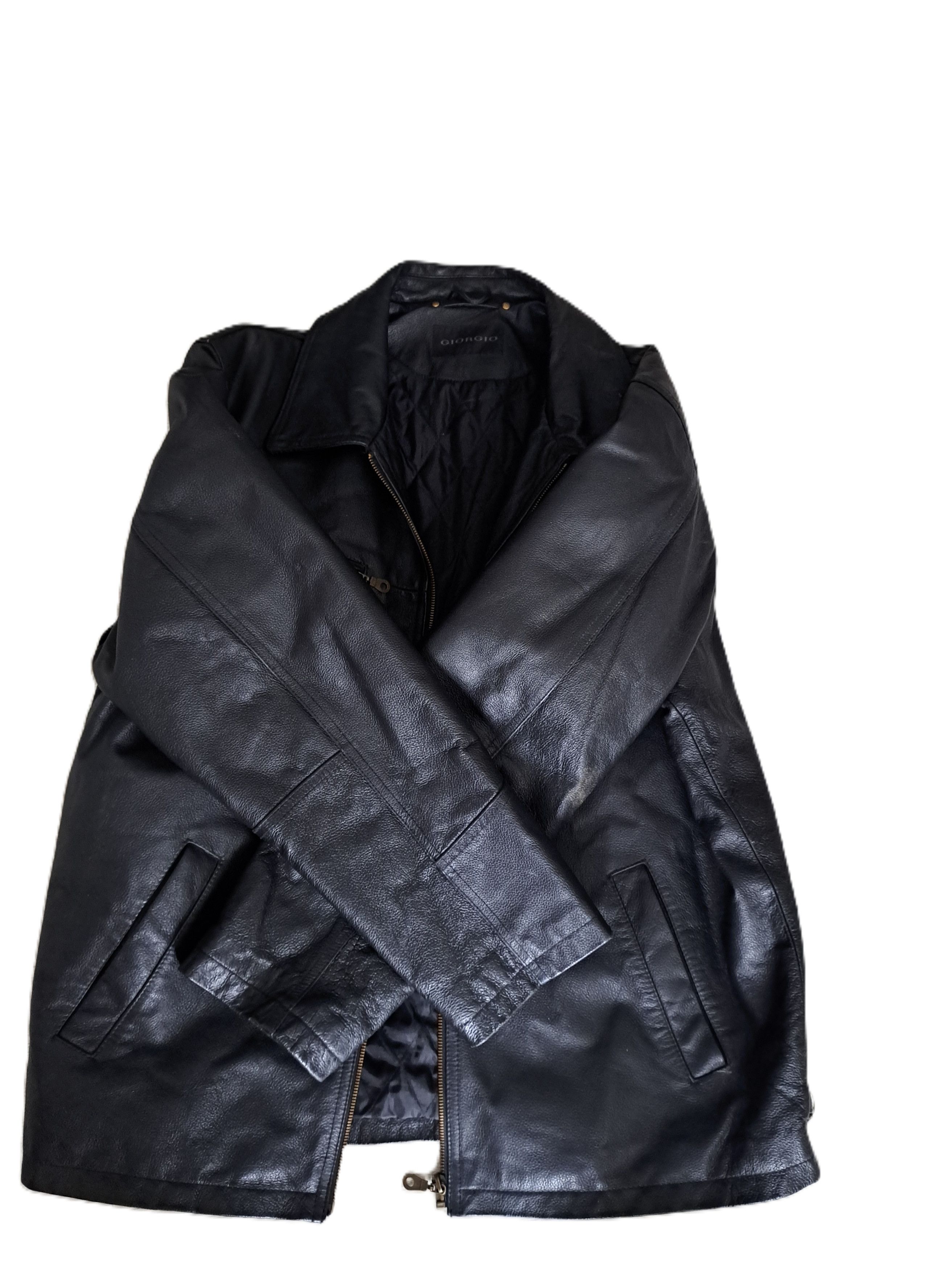 Other Leather jacket made out of heavy leather Size US XXL / EU 58 / 5 - 2 Thumbnail