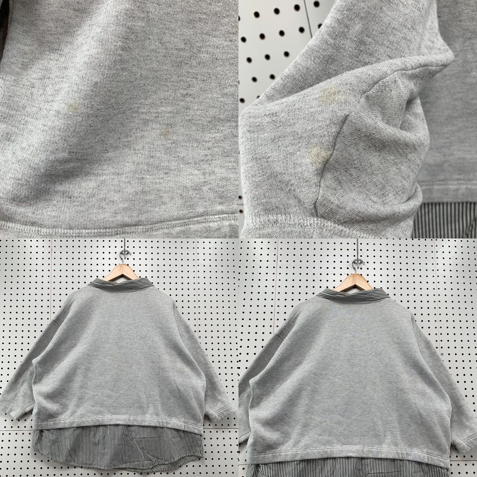Route 66 VINTAGE Route 66 Shirt Womens 1X Gray Collared Sweatshirt Plus Size 5x30 Pullover Size XL / US 12-14 / IT 48-50 - 10 Thumbnail