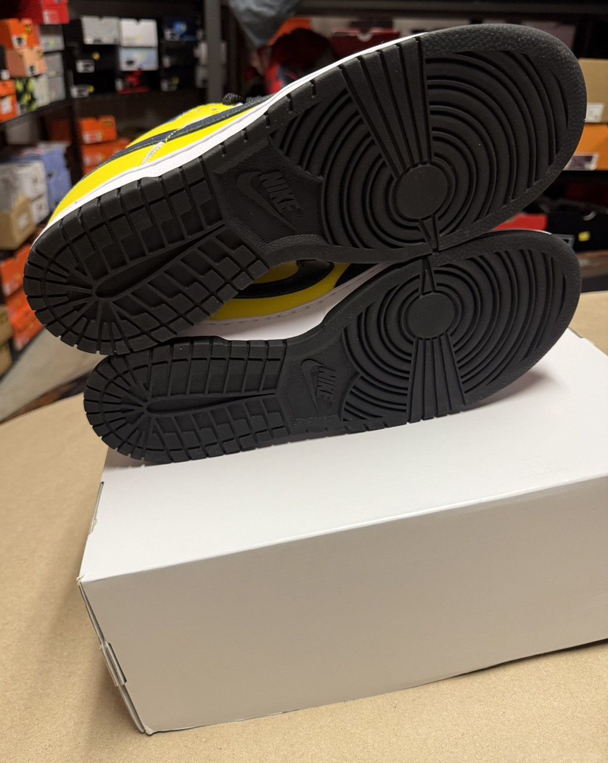 Nike Nike Dunk Low By You Michigan SB men’s size 11.5 shoes Rare! Size US 11.5 / EU 44-45 - 5 Thumbnail