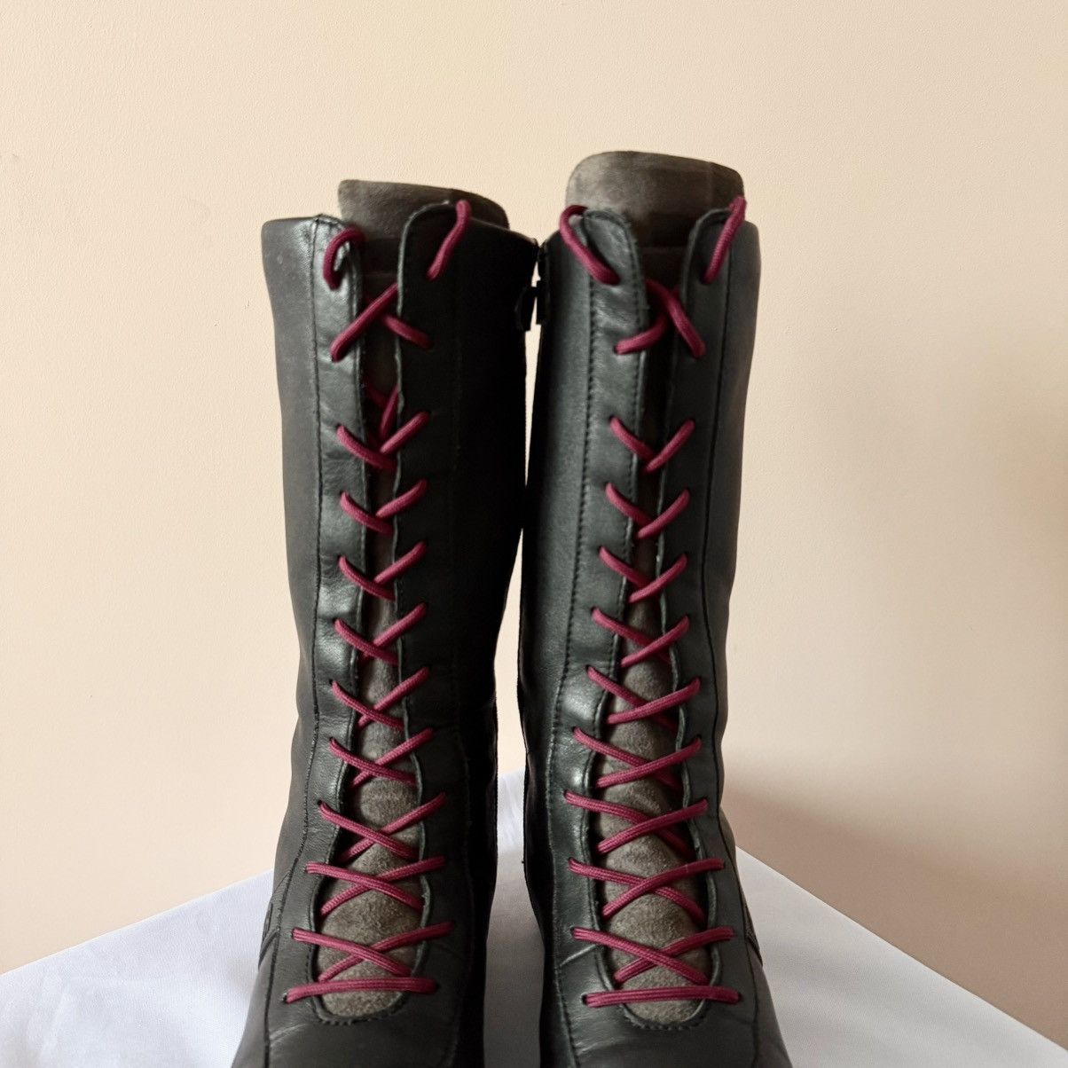 Dirk Bikkembergs Camper Pelotas Boxing Biker High Sneakers Boots Kostadinov Size US 5 / IT 35 - 4 Thumbnail