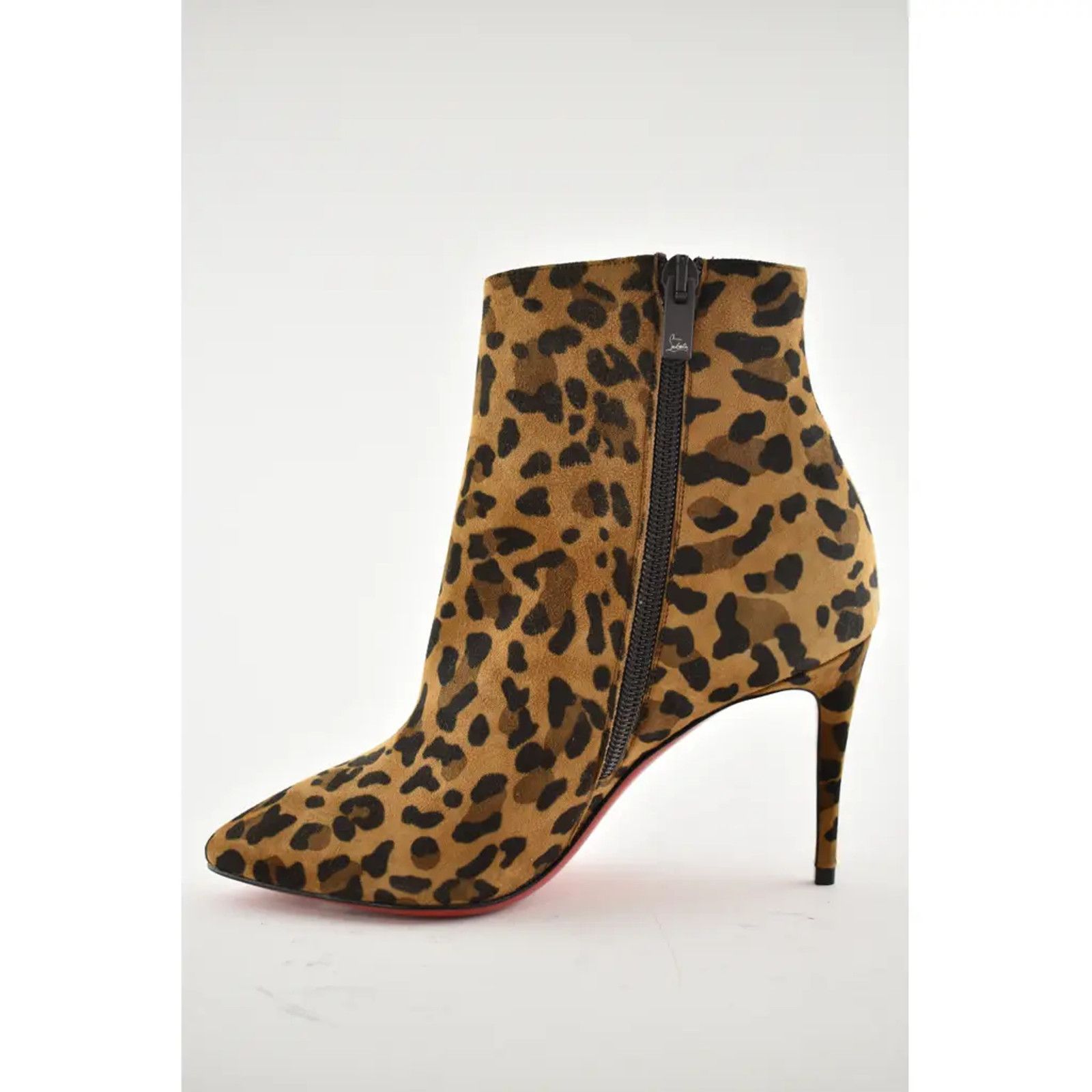 Christian Louboutin Christian Louboutin Eloise Booty 85 Black Brown Leopard Rio Size US 6 / IT 36 - 9 Thumbnail