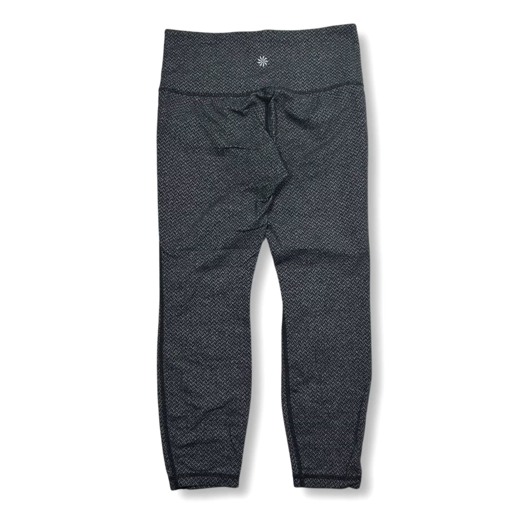 Athleta Athleta Leggings Capri High Rise Print Womens SP Petite XS-PP Black Skinny Knit Nylon Polyester Spandex Yoga Running Gym Activewear Womens Size 24" / US 00 / IT 34 - 2 Thumbnail