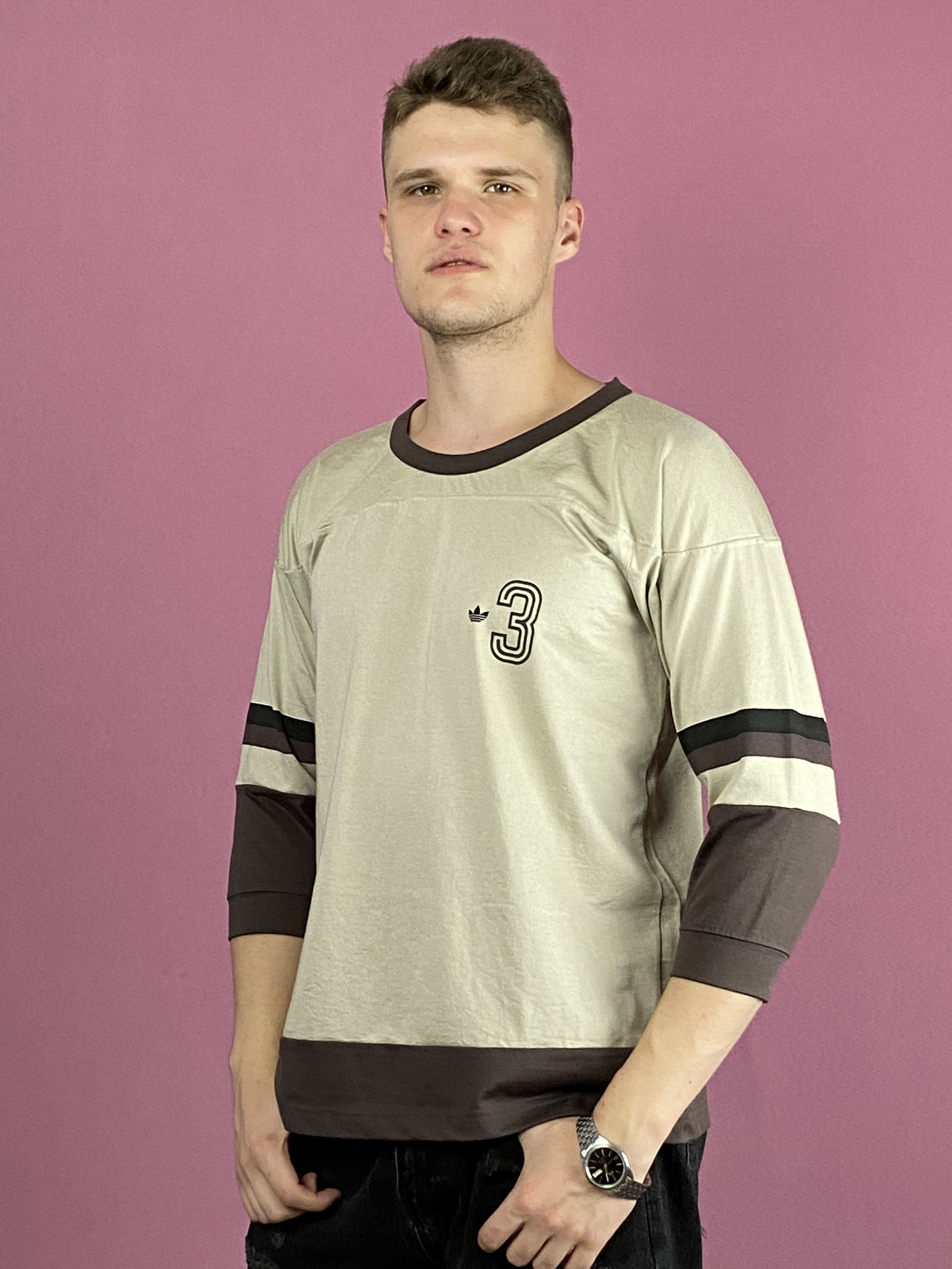 Adidas × Vintage Adidas Vintage Men's Long Sleeve - Size L Size US L / EU 52-54 / 3 - 2 Thumbnail