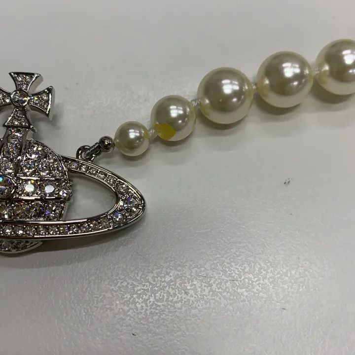 Vivienne Westwood Vivienne Westwood One Row Pearl Choker Necklace -2507 Size ONE SIZE - 2 Thumbnail