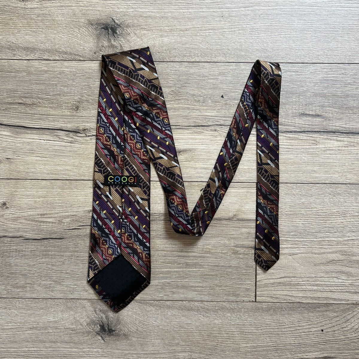 Coogi Vintage Coogi Tie Silk 100% Size ONE SIZE - 5 Thumbnail