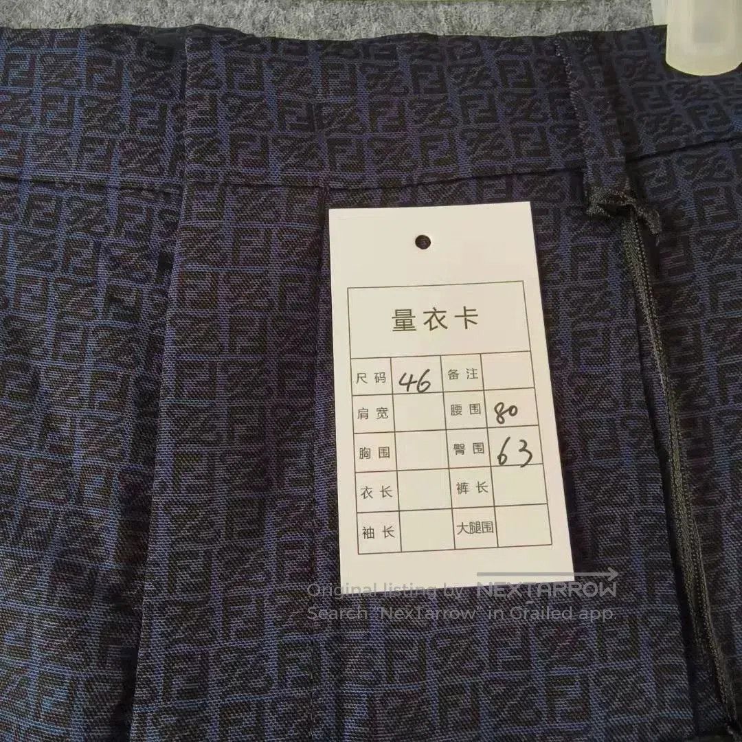 Fendi FENDI Solid Logo Print Casual Shorts. Size US 36 / EU 52 - 5 Thumbnail