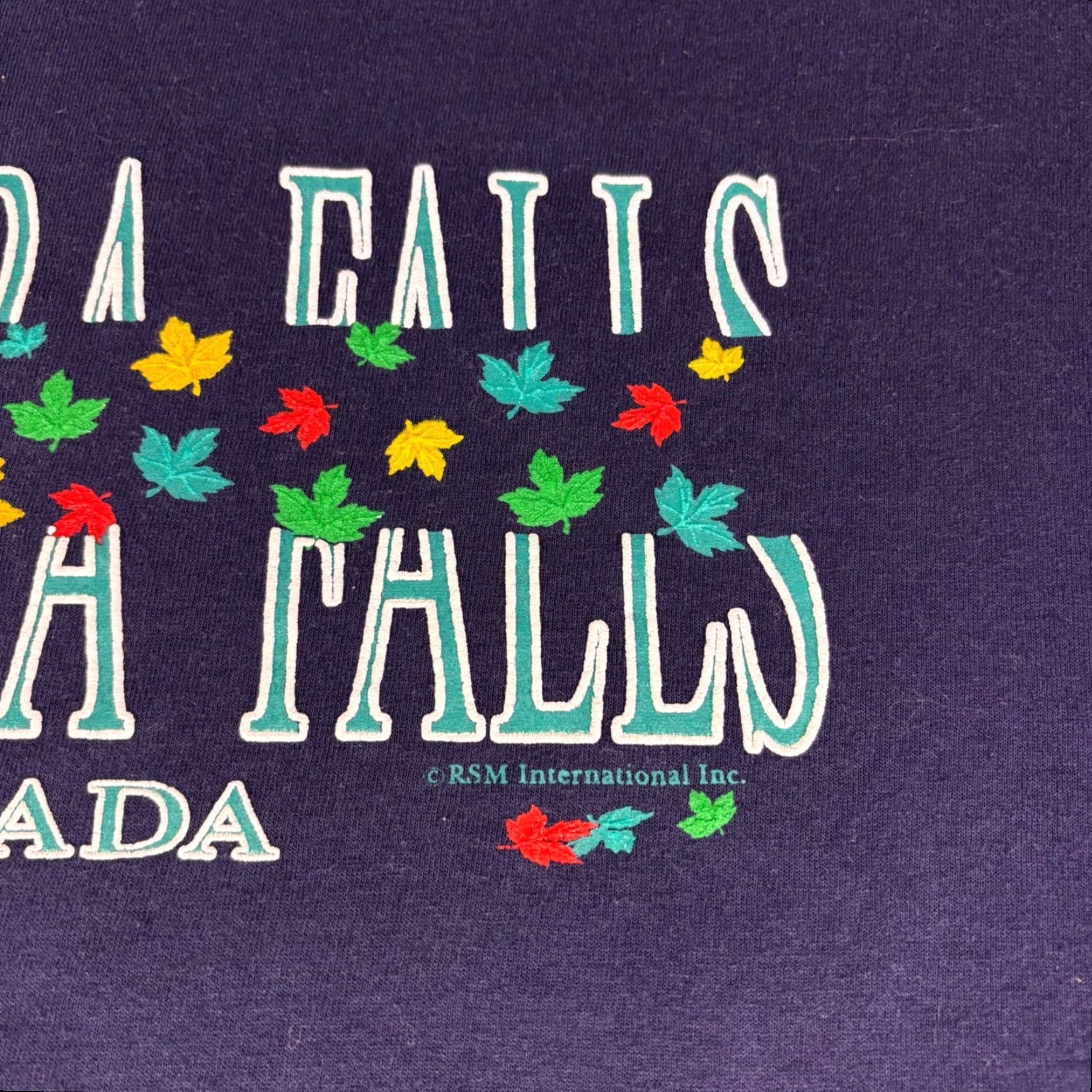 Vintage VINTAGE Niagara Falls Canada Graphic T Shirt Mens XL Navy Blue Souvenir Tee 90s Size US XL / EU 56 / 4 - 7 Thumbnail