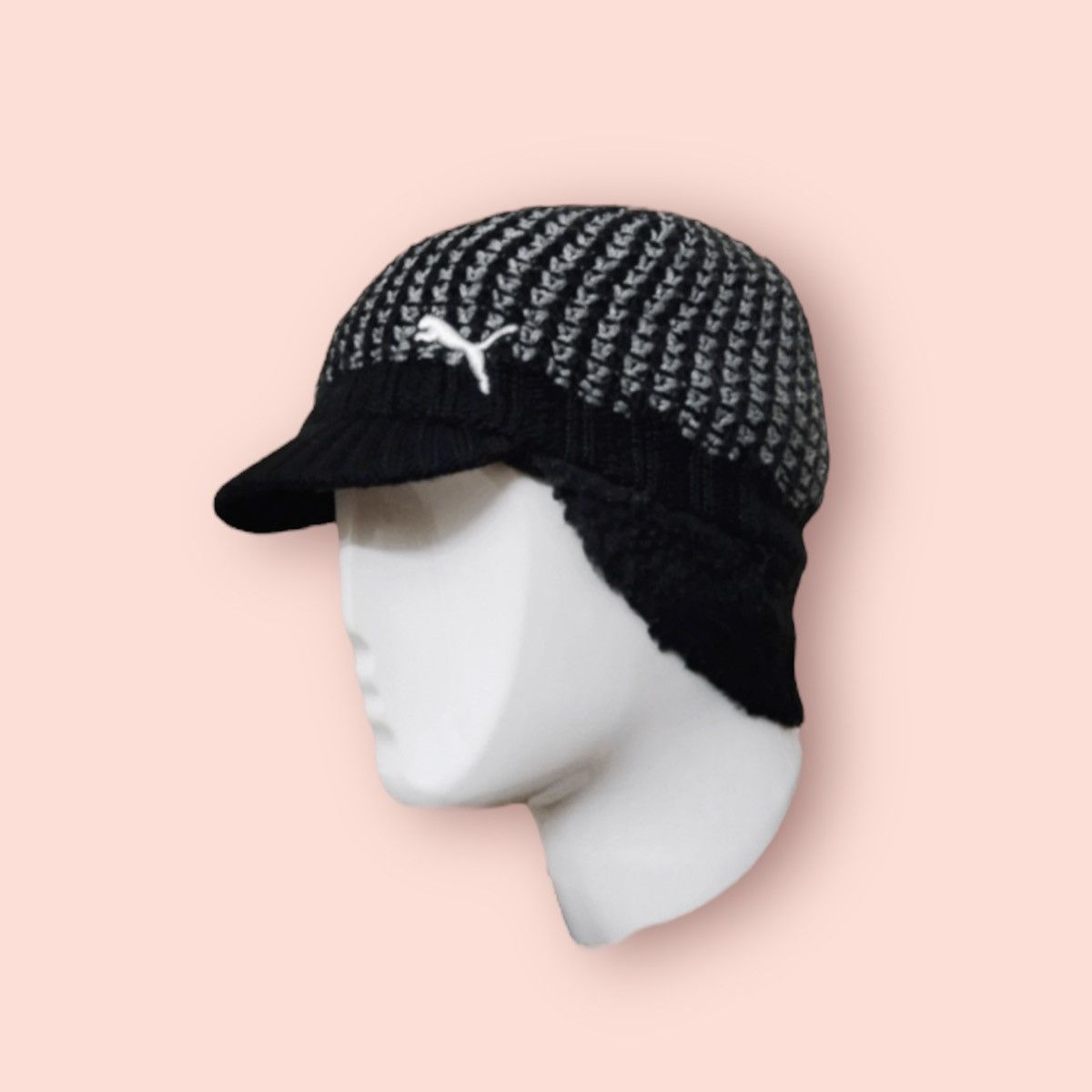 Puma RARE PUMA EARMUFF BEANIE HAT Size ONE SIZE - 1 Thumbnail