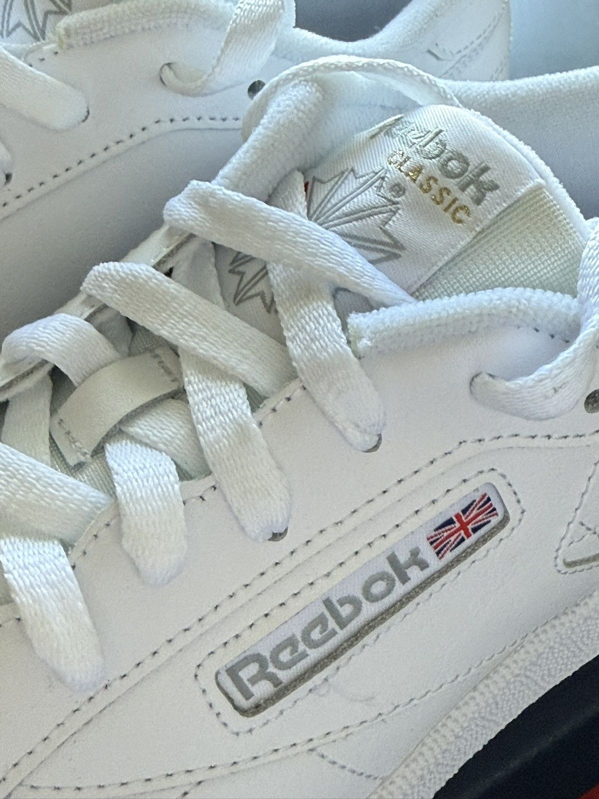 Reebok Reebok Club C 85 Int-White/Sheer Grey Tennis Daily Sneaker Size US 8.5 / IT 38.5 - 2 Thumbnail