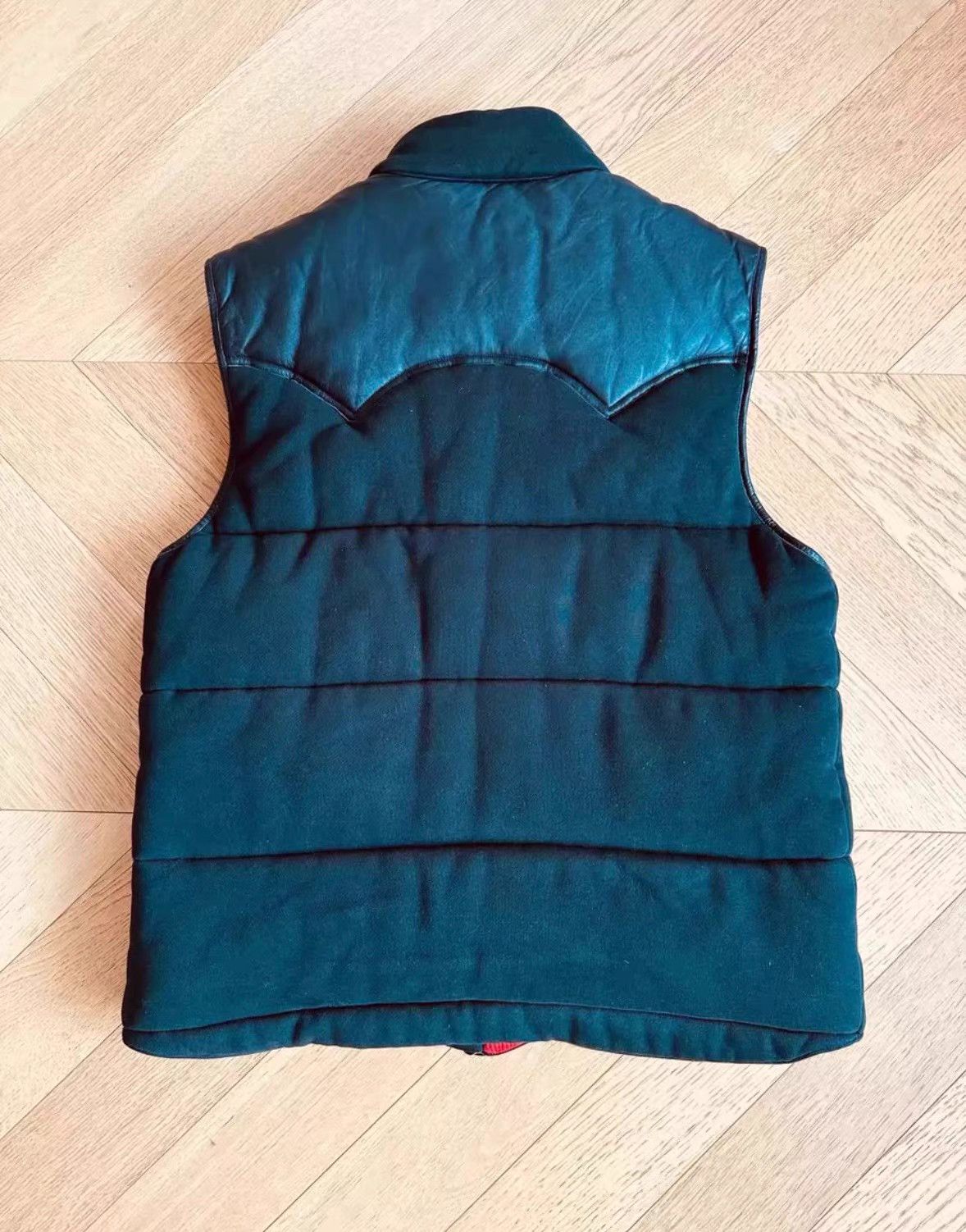 Polo Ralph Lauren Polo Ralph Lauren Lambskin Patchwork Hunting Cotton Vest K18 Size US M / EU 48-50 / 2 - 7 Thumbnail