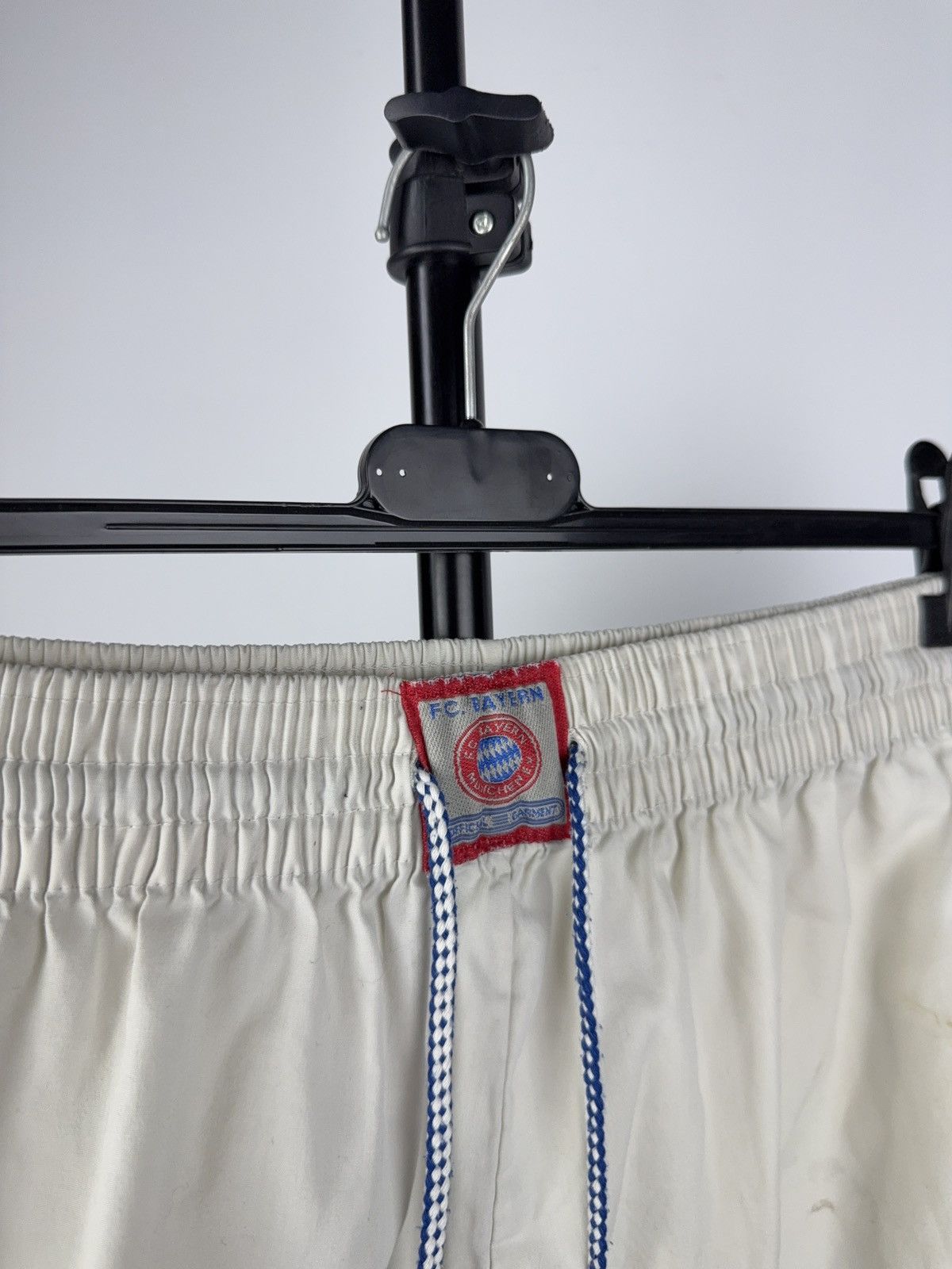 Adidas Vintage 90s Adidas Bayern Munich Shorts Made in England Size US 35 - 3 Thumbnail