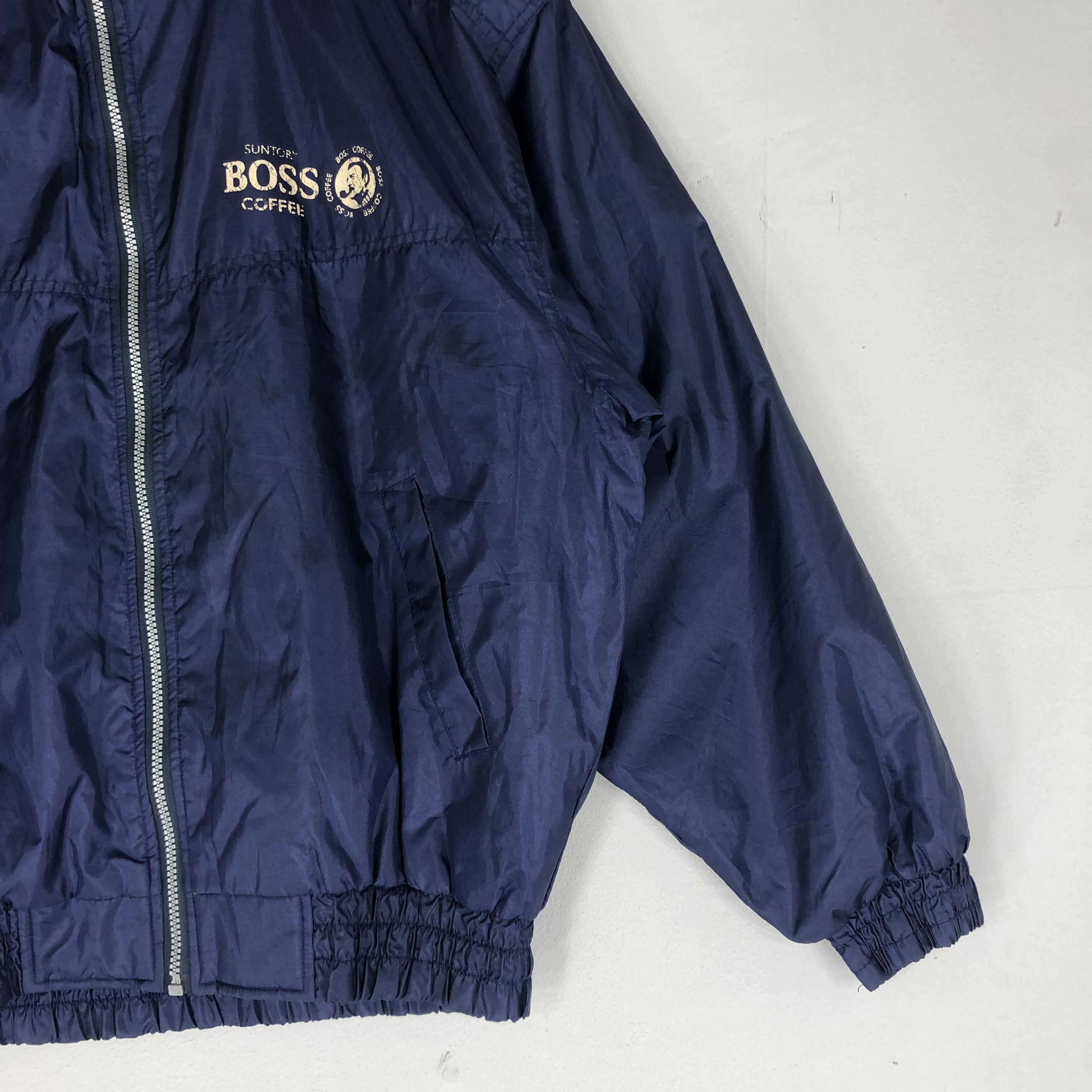SUNTORY COFFEE BOSS ナイロンスタジャン 90s ビンテージ Vintage 90s Boss Coffee Bomber Jacket - Suntory Design, Size L - Etsy
