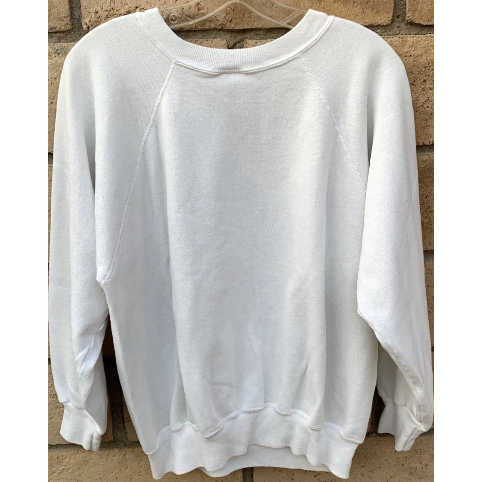 Vintage VINTAGE Ultra Sweats Raglan Sweatshirt Men's White Sport White Baseball Basketball Football L Size US L / EU 52-54 / 3 - 5 Thumbnail