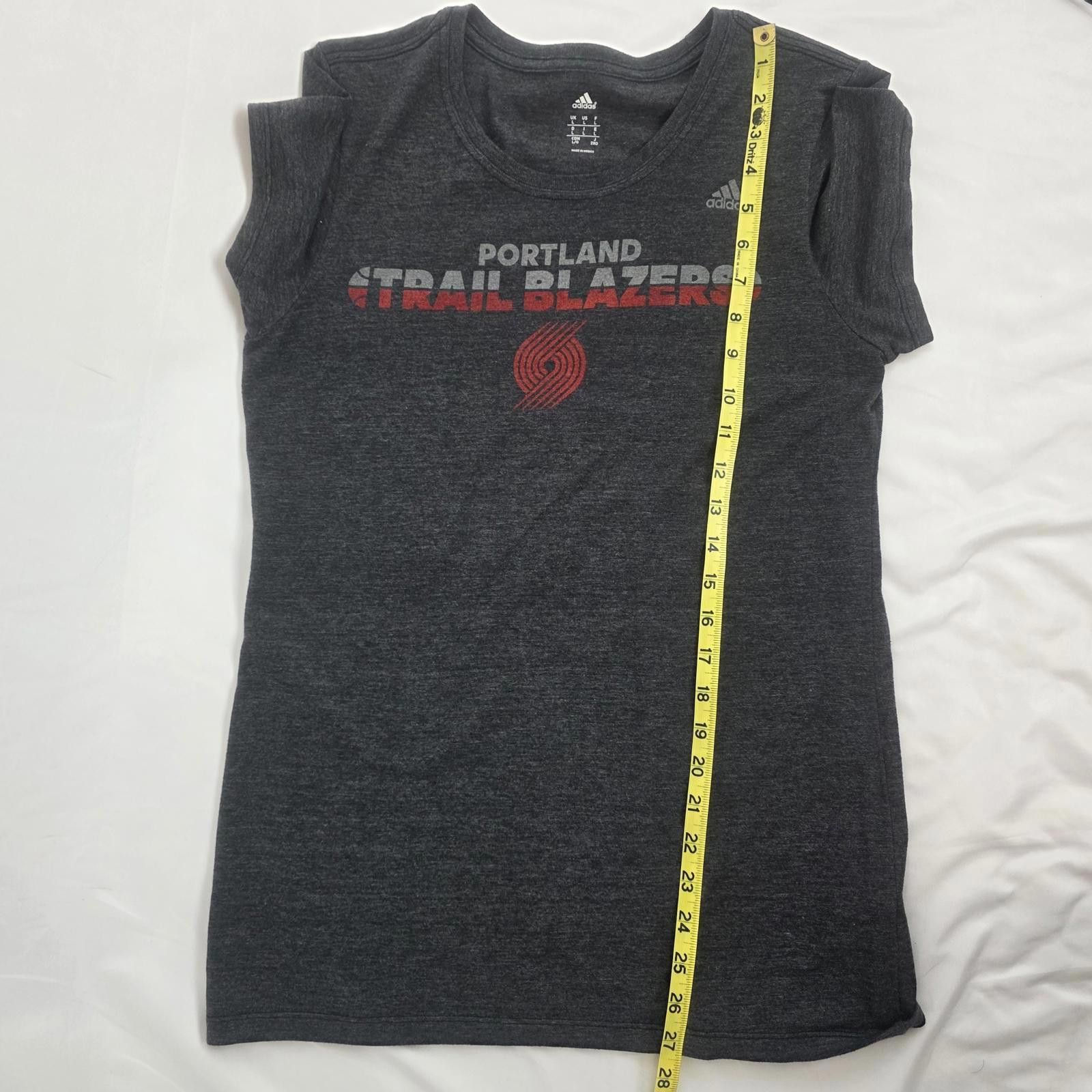 Adidas Portland Trail Blazers Adidas Women's Activewear T-Shirt Size ONE SIZE - 3 Thumbnail
