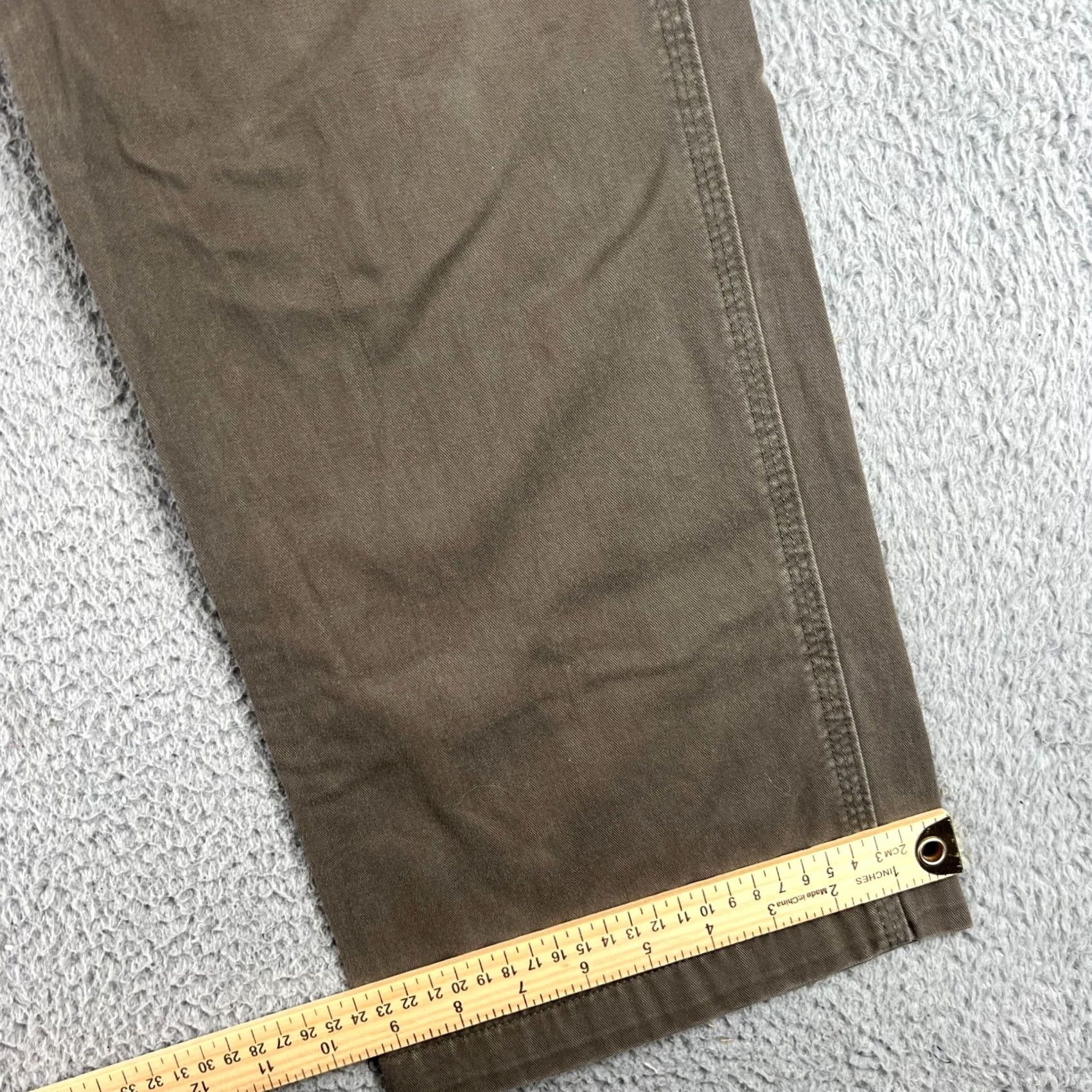 Carhartt Carhartt B324 DFE Relaxed Fit Washed Twill Utility Pants Brown 40x30 Men's Size US 40 / EU 56 - 3 Thumbnail