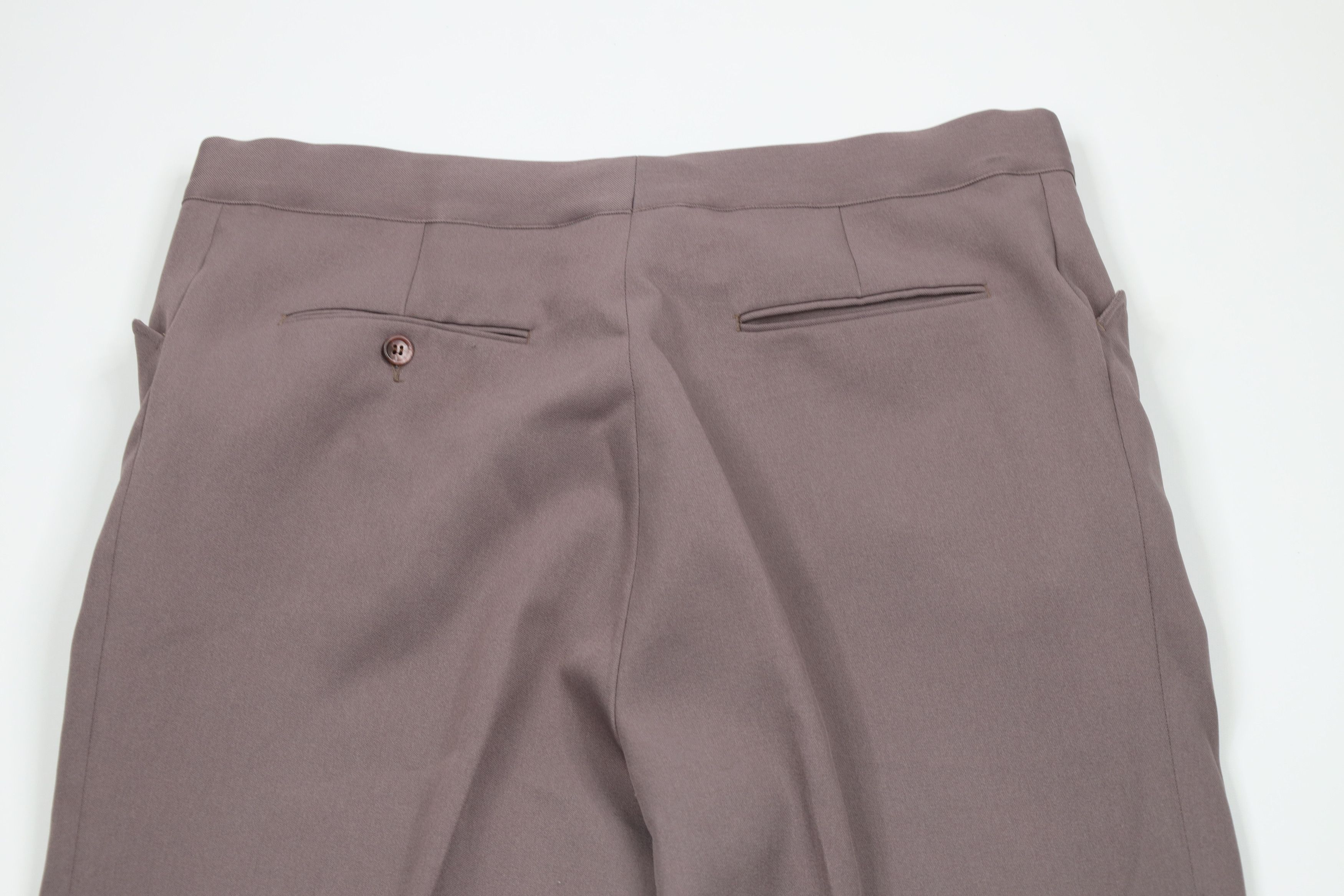 Vintage Vintage 70s Streetwear Wide Leg Chino Pants Deep Taupe USA Size US 36 / EU 52 - 10 Thumbnail