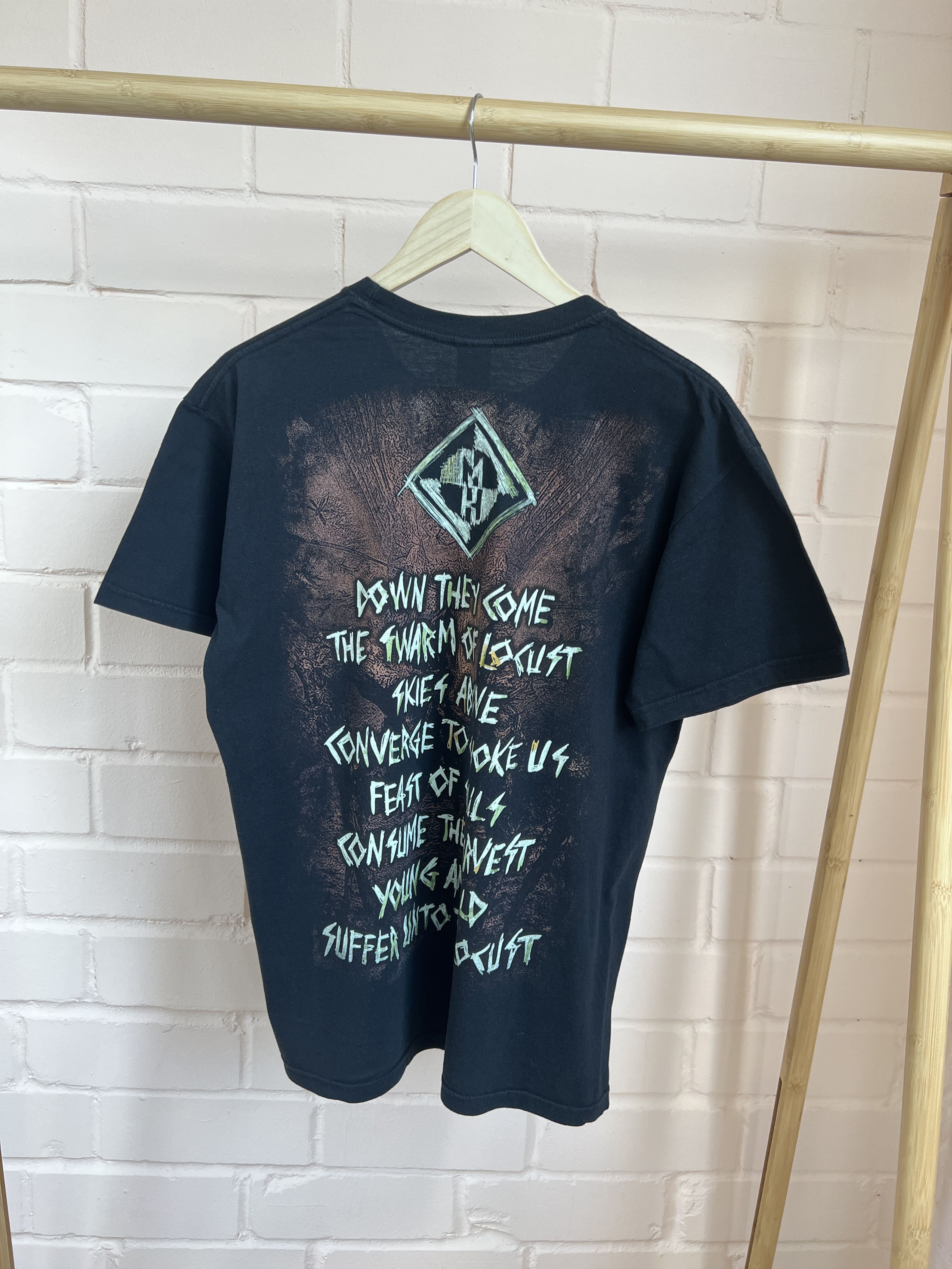 Band Tees 2012 Machine Head Into The Locust Both Side Printed Tee Size US M / EU 48-50 / 2 - 7 Thumbnail