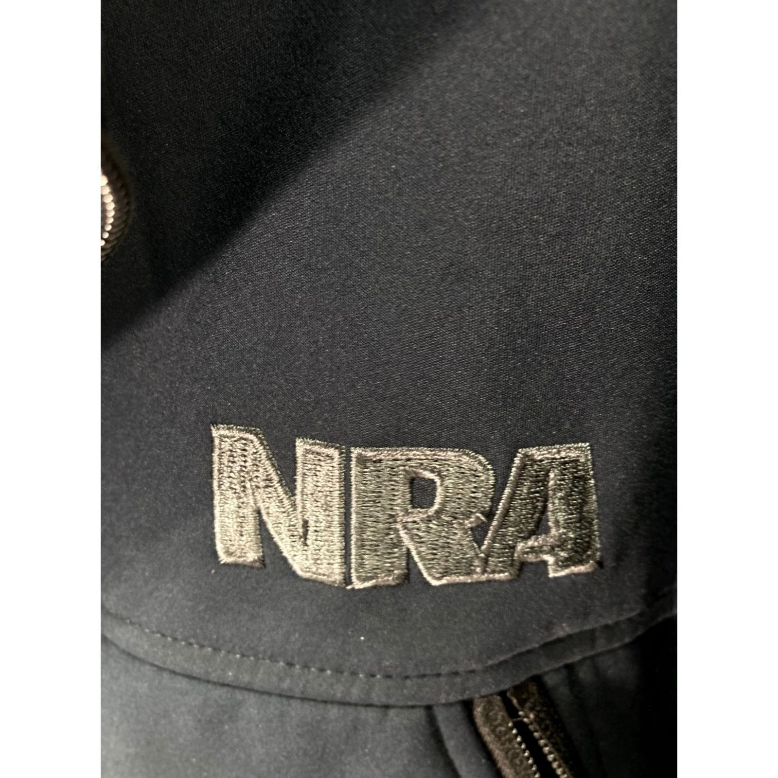 Vintage NRA Full Zip Work Jacket Mens XL Blue Soft Shell Jacket Size US XL / EU 56 / 4 - 5 Thumbnail