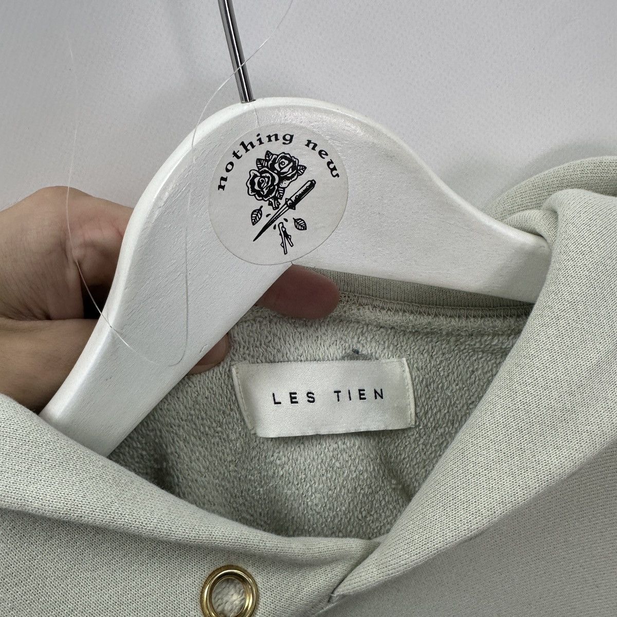 Les Tien Les Tien Heavyweight Core hoodie mint oversize y2k hype og Size US S / EU 44-46 / 1 - 8 Thumbnail
