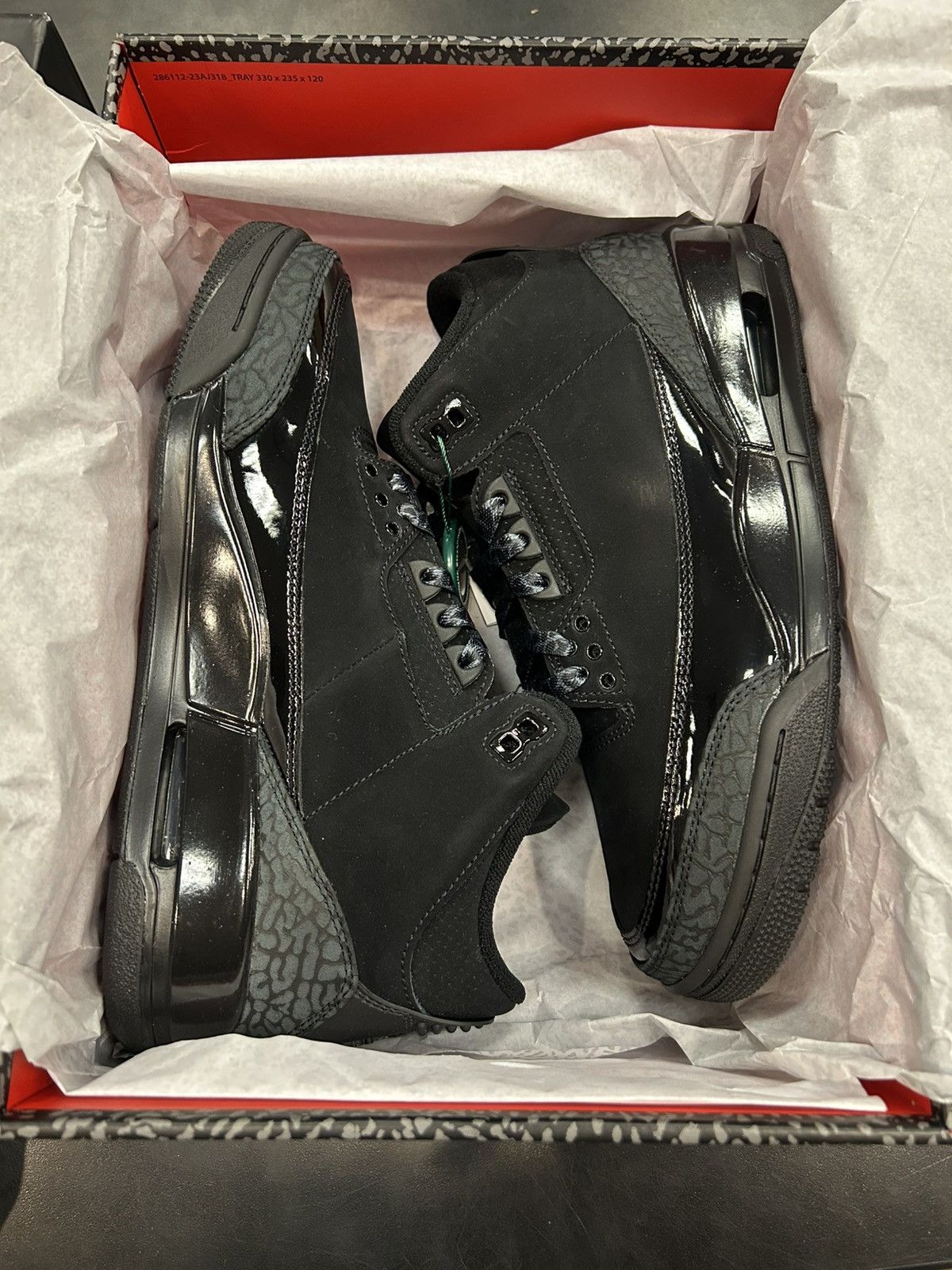 Jordan Brand Jordan 3 Retro Black Cat 2025 Size US 8.5 / EU 41-42 - 9 Thumbnail