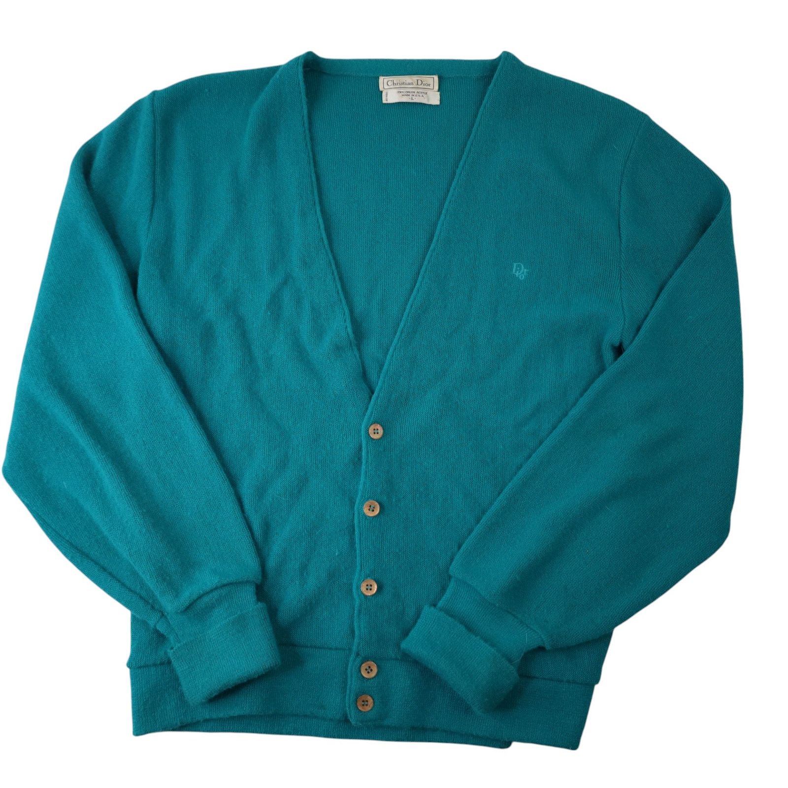 Christian Dior Monsieur Christian Dior Vintage Button Up Cardigan