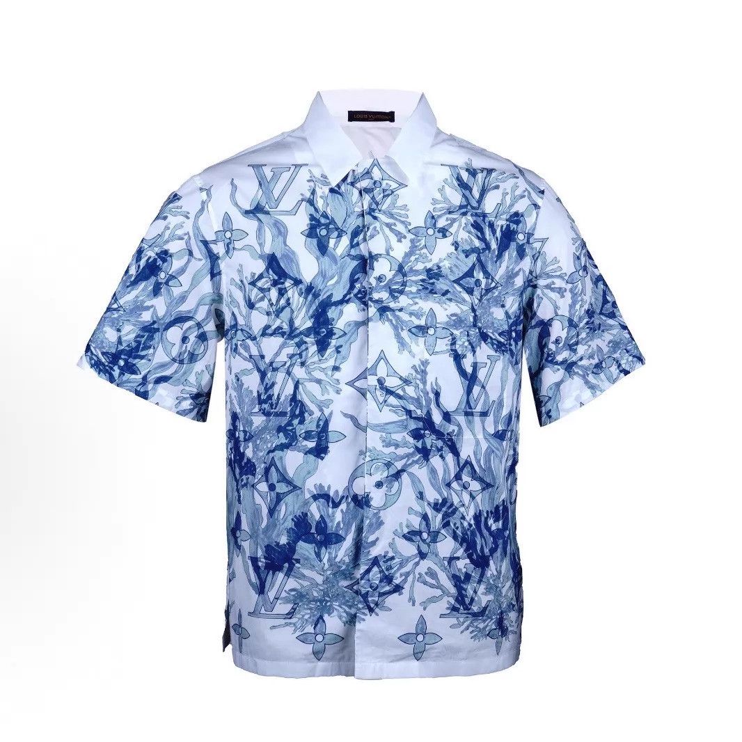 Louis Vuitton Louis Vuitton All Over Seaweed Print Shirt L Size US L / EU 52-54 / 3 - 1 Thumbnail