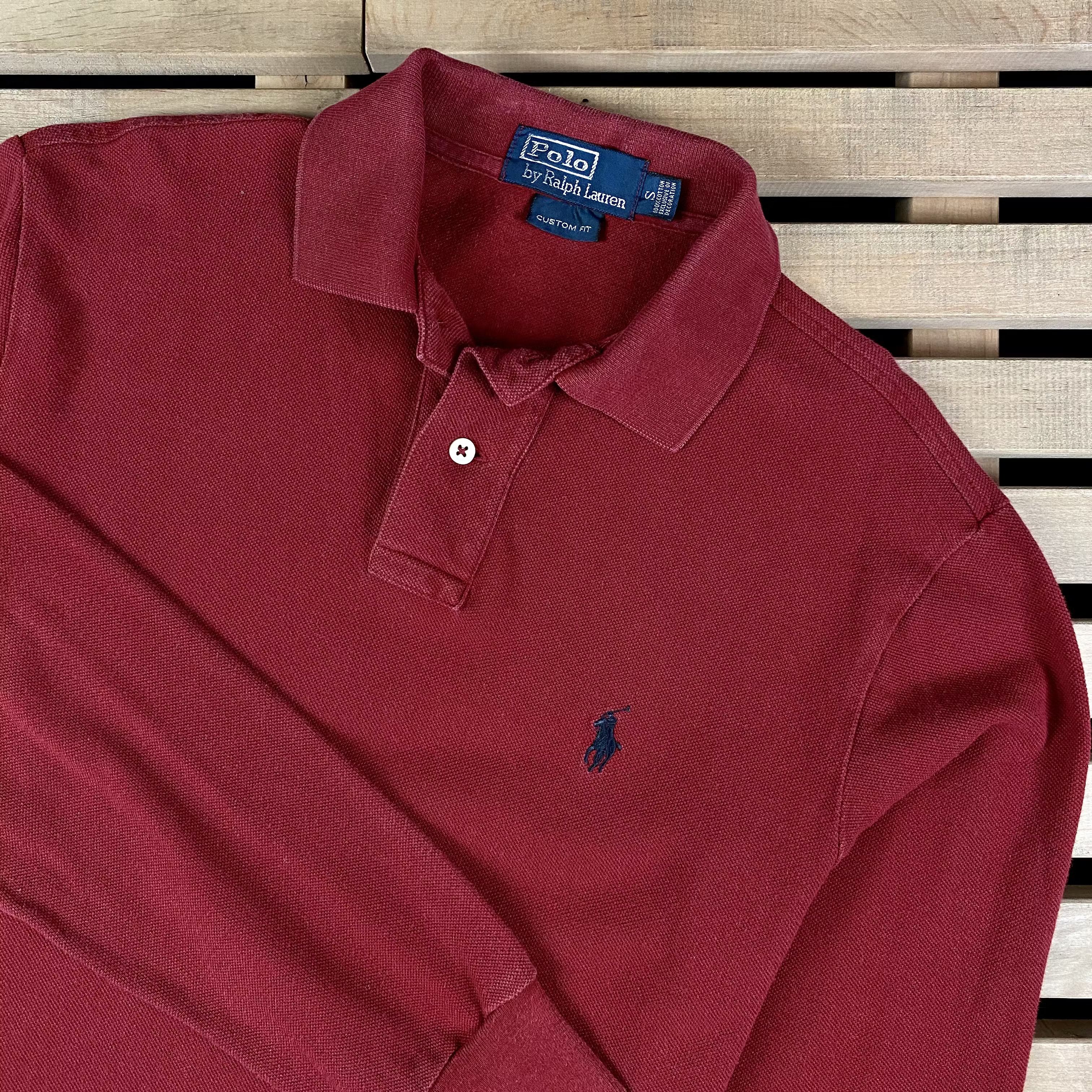 Polo Ralph Lauren × Ralph Lauren × Vintage Mens Long Sleeve Polo Ralph Lauren Vintage Size S Size US S / EU 44-46 / 1 - 2 Thumbnail