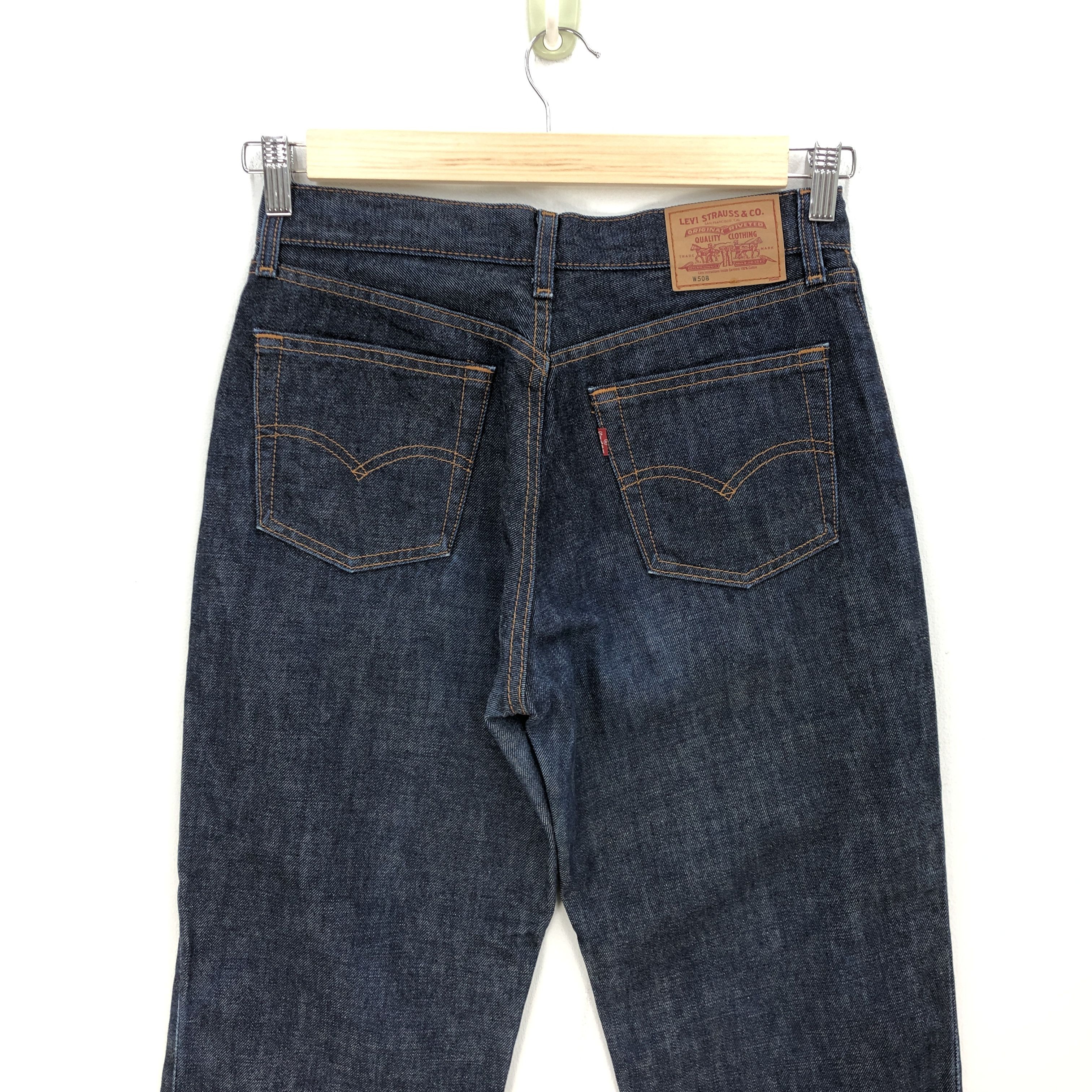 Levi's Vintage Levi's Jeans Levis Baggy Denim Dark Blue Levis Pants Size US 30 / EU 46 - 4 Thumbnail
