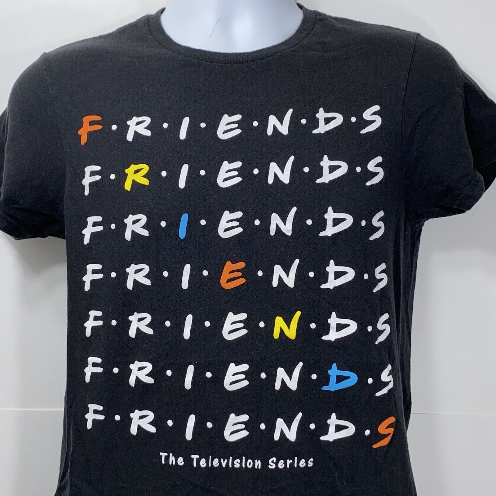Other Friends TV Show Small Black Logo Graphic T Shirt Size S / US 4 / IT 40 - 3 Thumbnail